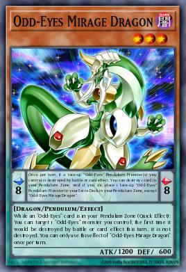 Odd-Eyes Mirage Dragon #LAVD-ENO06 from Legendary Arc-V Decks