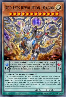 Odd-Eyes Revolution Dragon #LAVD-ENO12 from Legendary Arc-V Decks