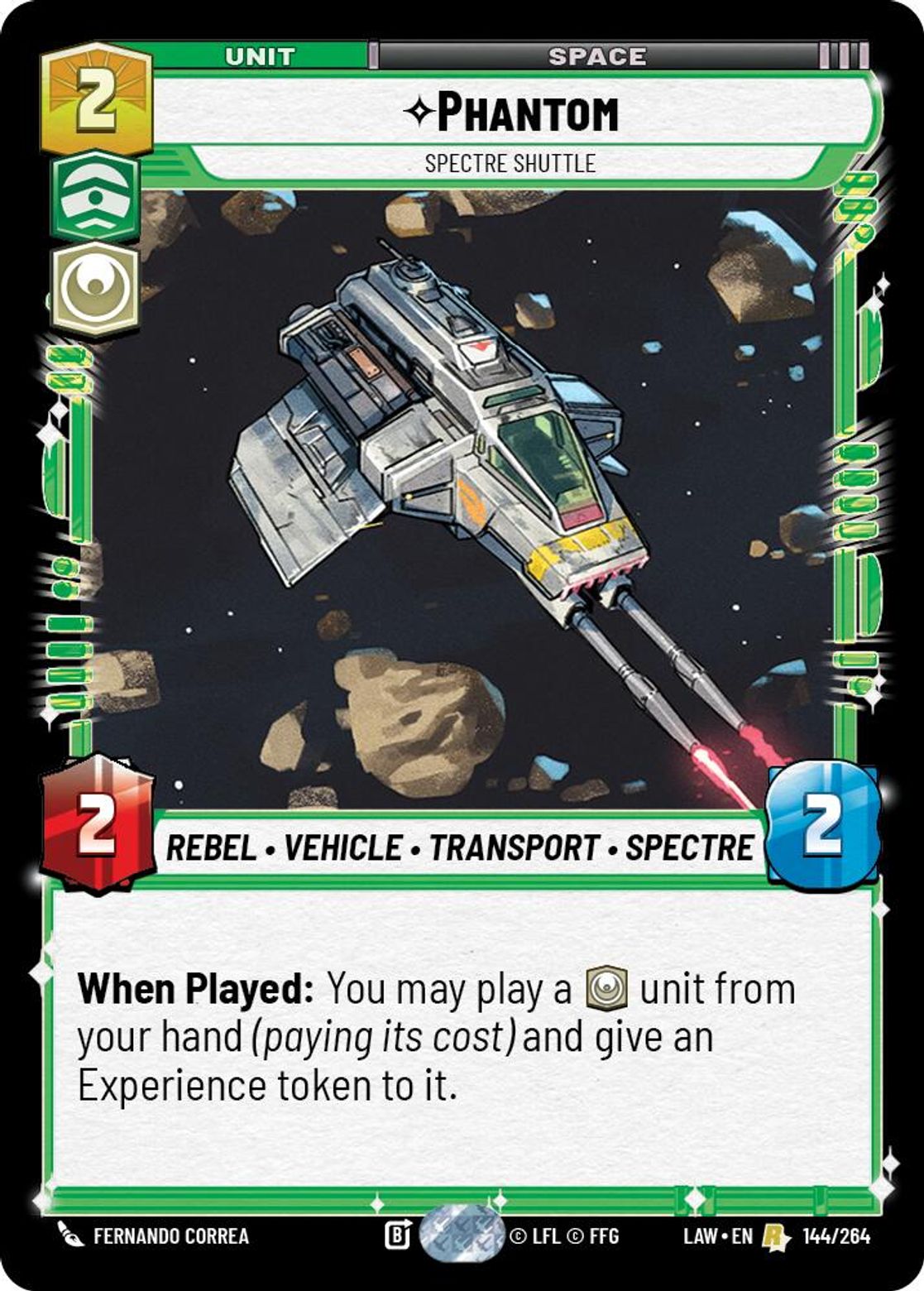 Phantom — Spectre Shuttle #144/264 from A Lawless Time