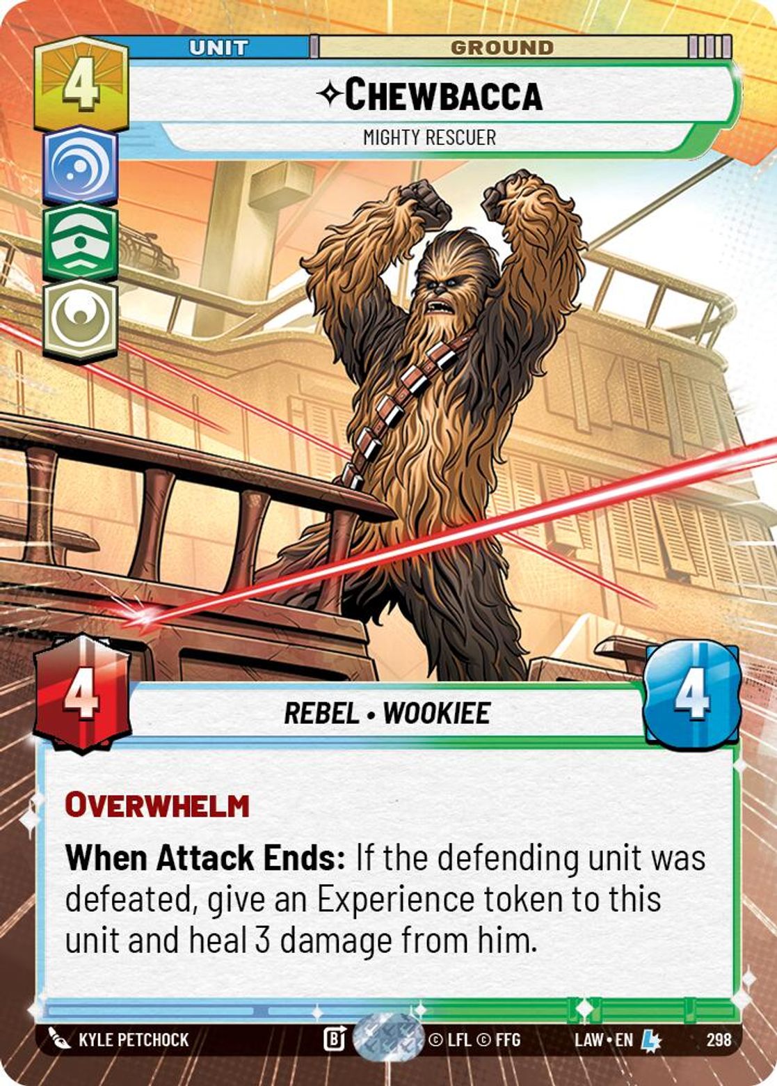 Chewbacca — Mighty Rescuer #298/264 from A Lawless Time