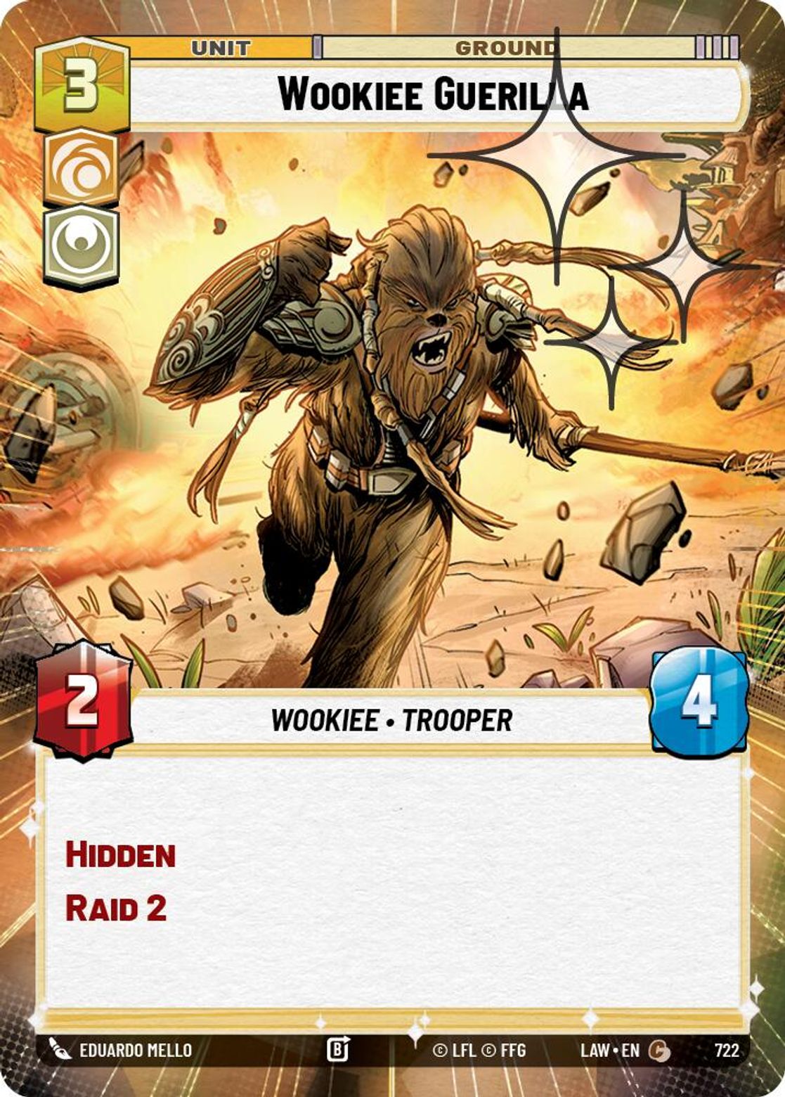 Wookiee Guerilla #722/264 from A Lawless Time