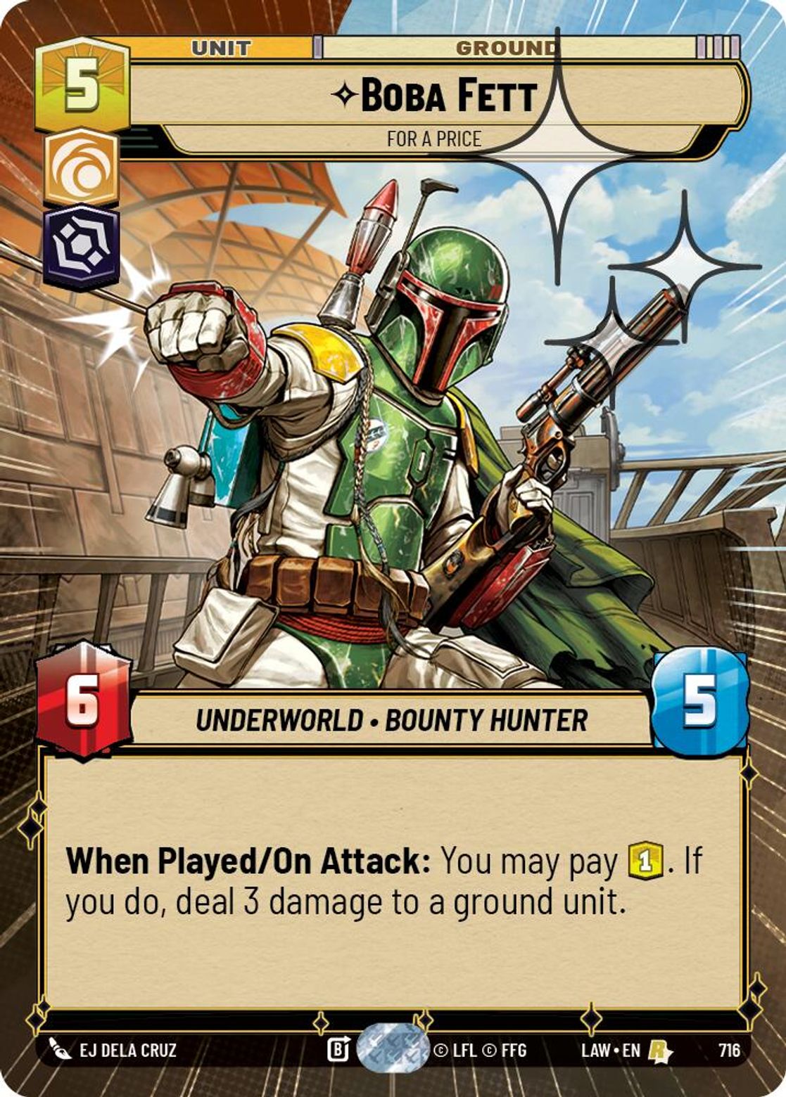 Boba Fett — For a Price #716/264 from A Lawless Time