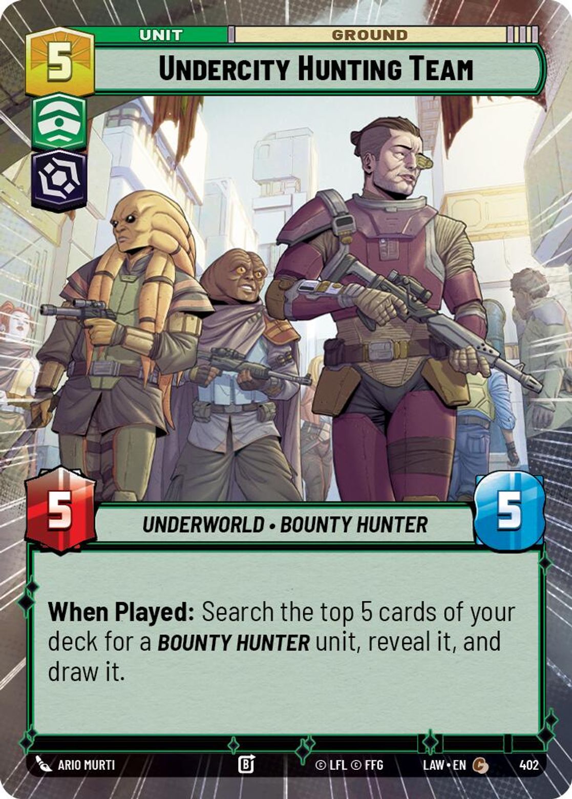 Undercity Hunting Team #402/264 from A Lawless Time
