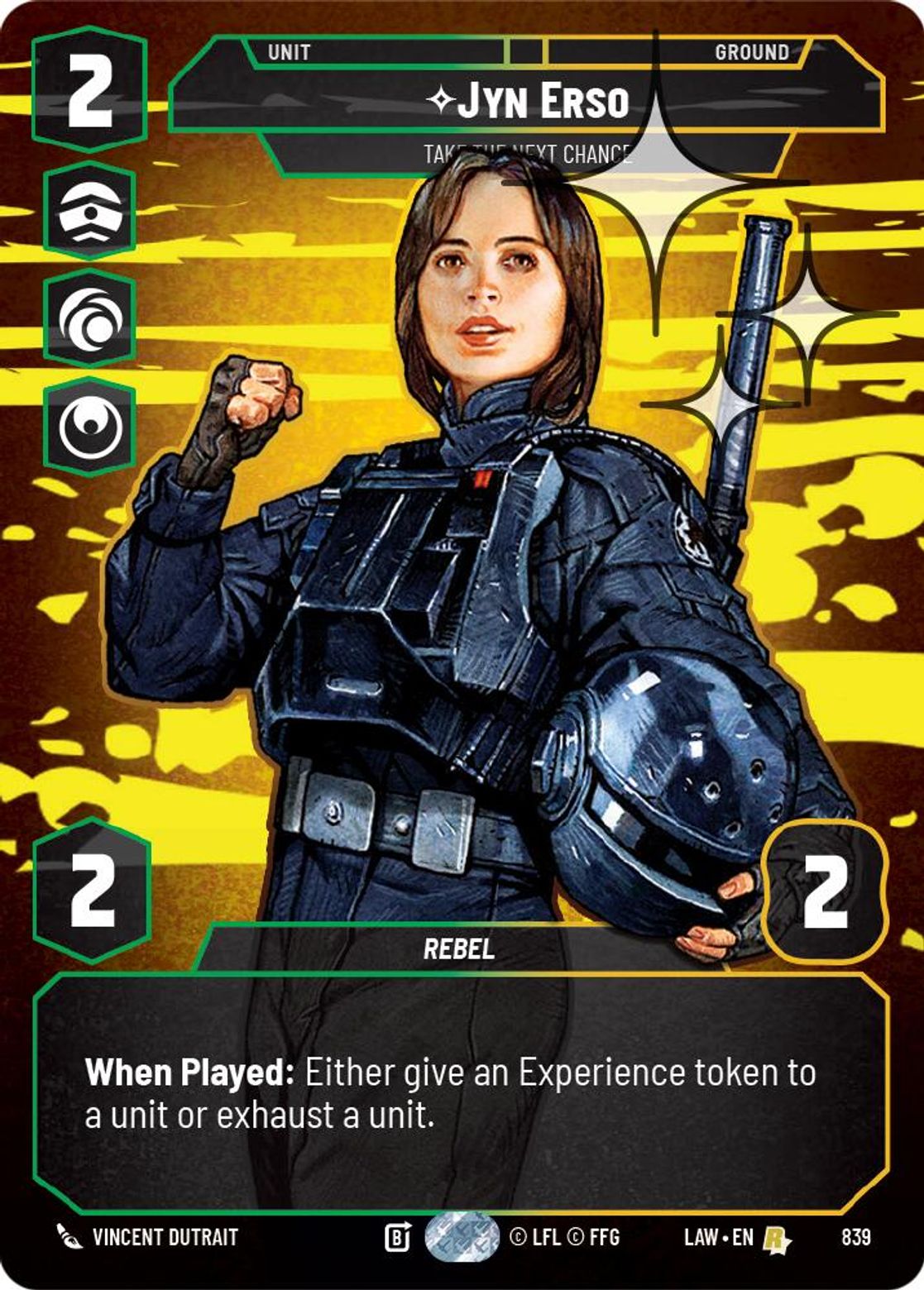 Jyn Erso — Take the Next Chance #839/264 from A Lawless Time