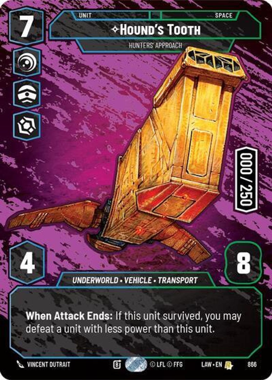 Hound's Tooth — Hunters' Approach #866/264 from A Lawless Time