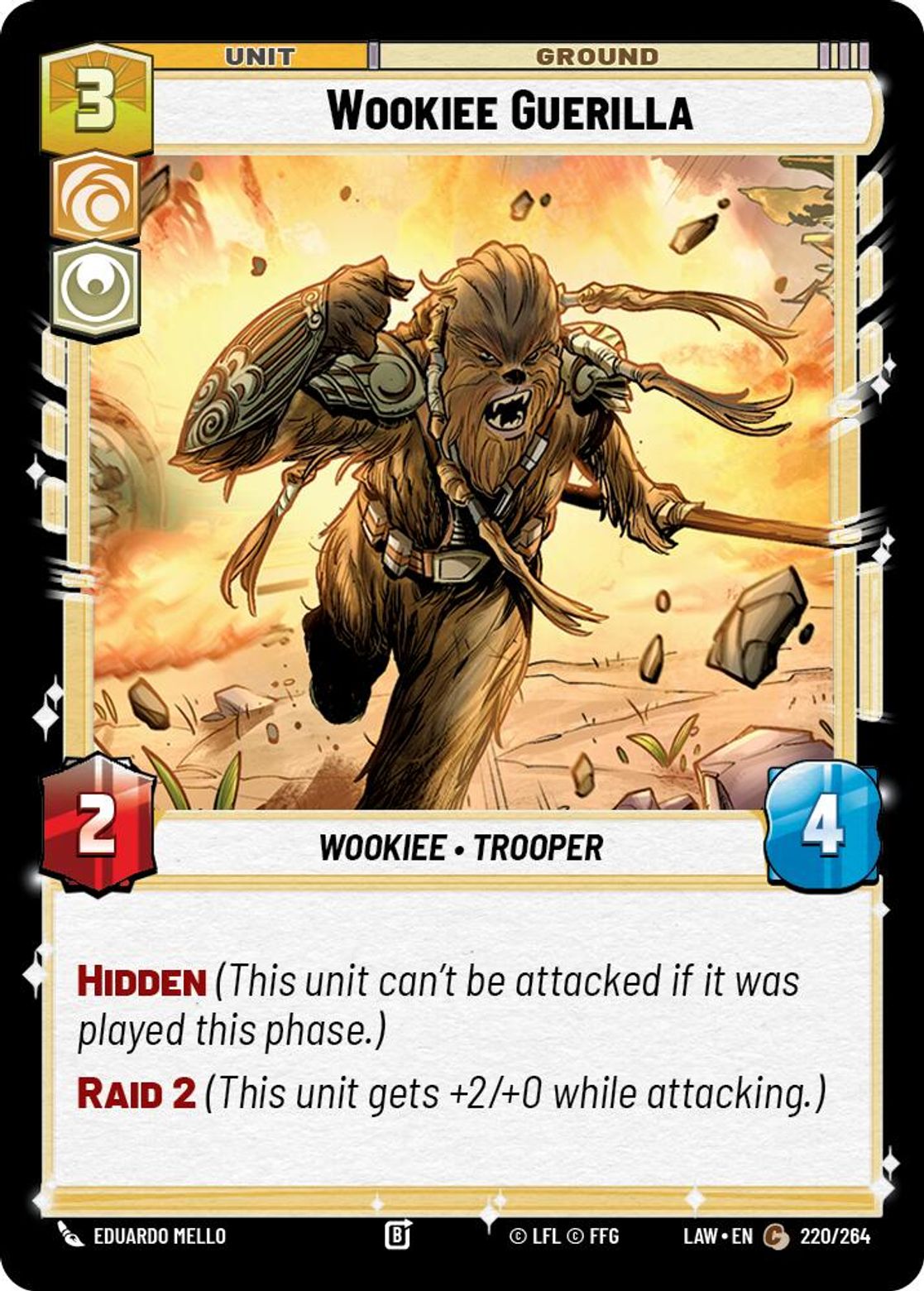 Wookiee Guerilla #220/264 from A Lawless Time