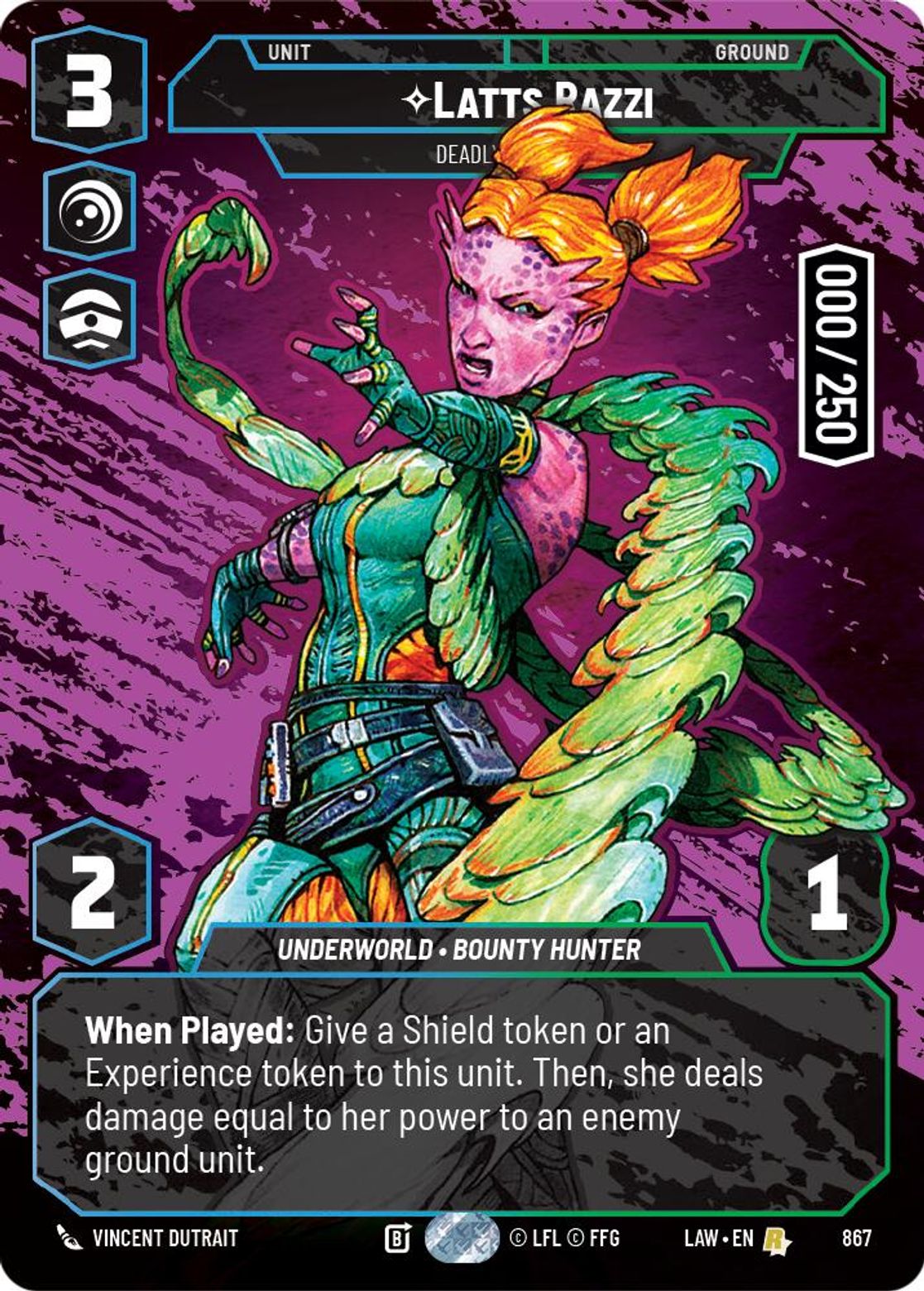 Latts Razzi — Deadly Whipmaster #867/264 from A Lawless Time