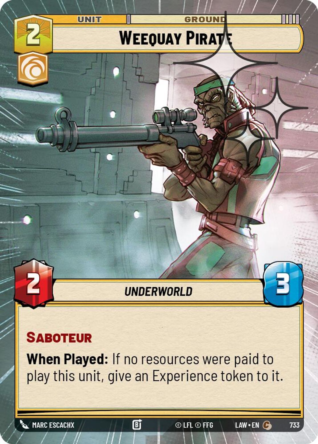 Weequay Pirate #733/264 from A Lawless Time