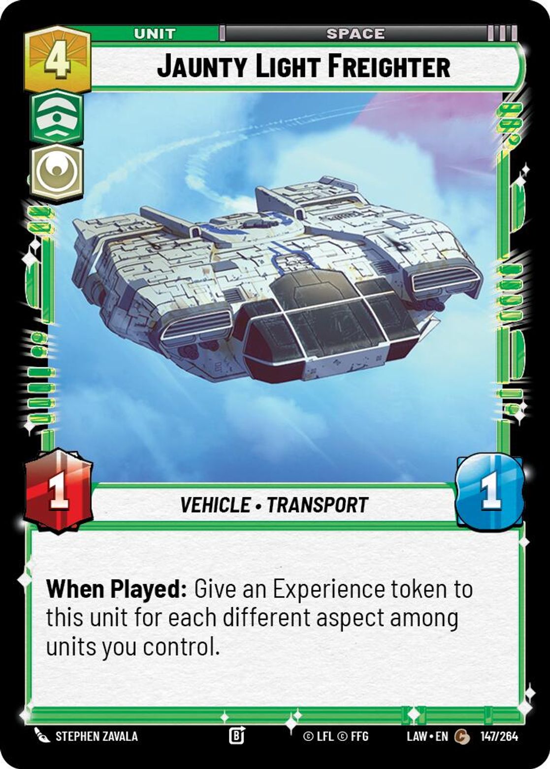 Jaunty Light Freighter #147/264 from A Lawless Time