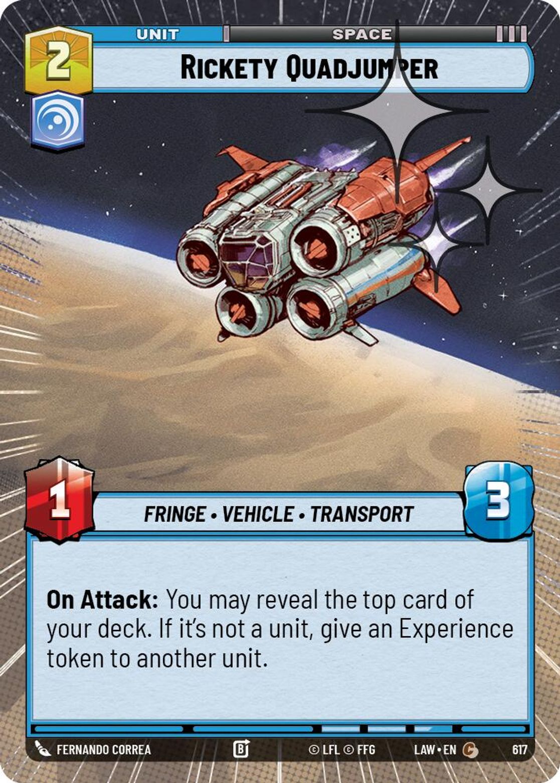 Rickety Quadjumper #617/264 from A Lawless Time
