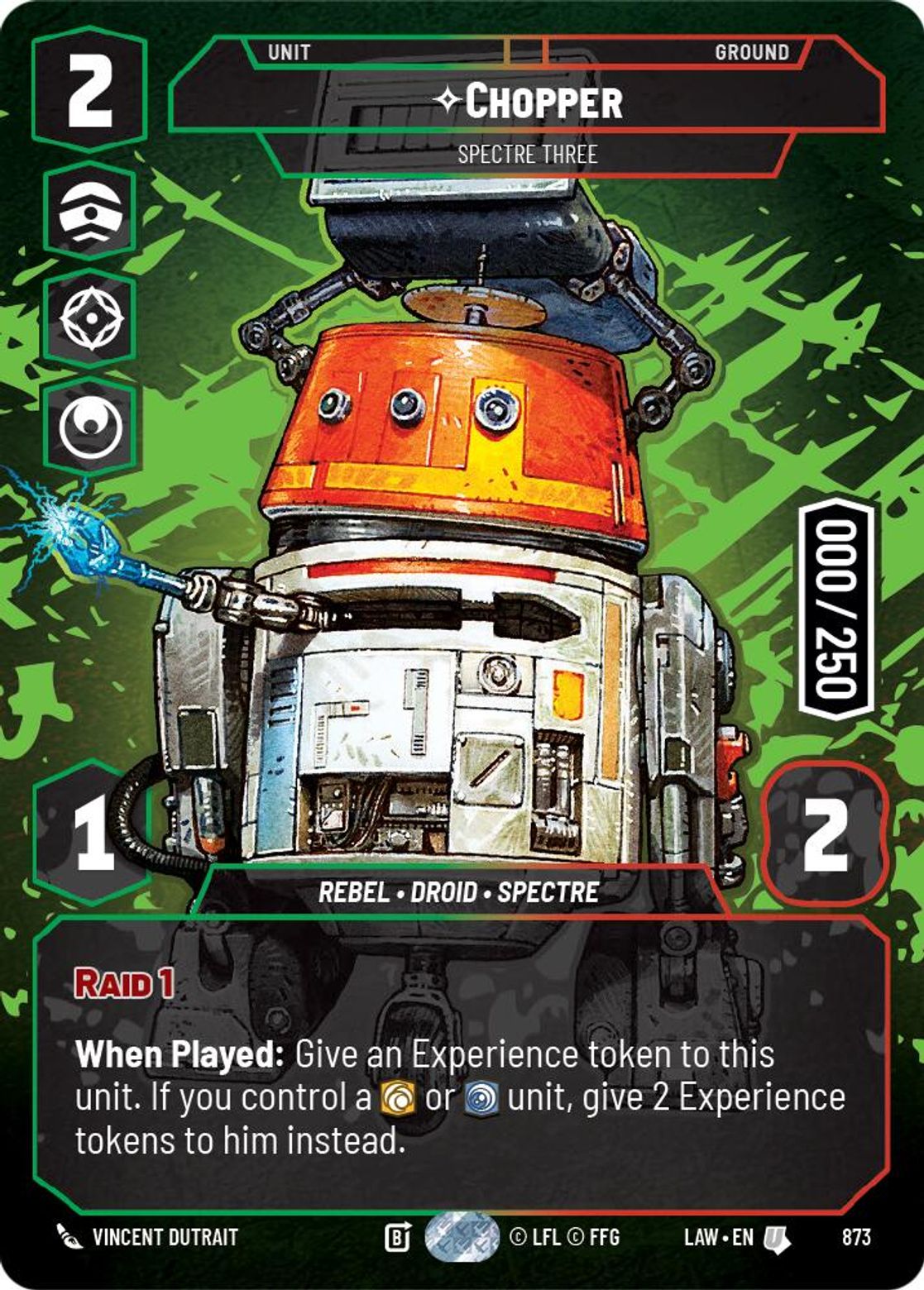 Chopper — Spectre Three #873/264 from A Lawless Time