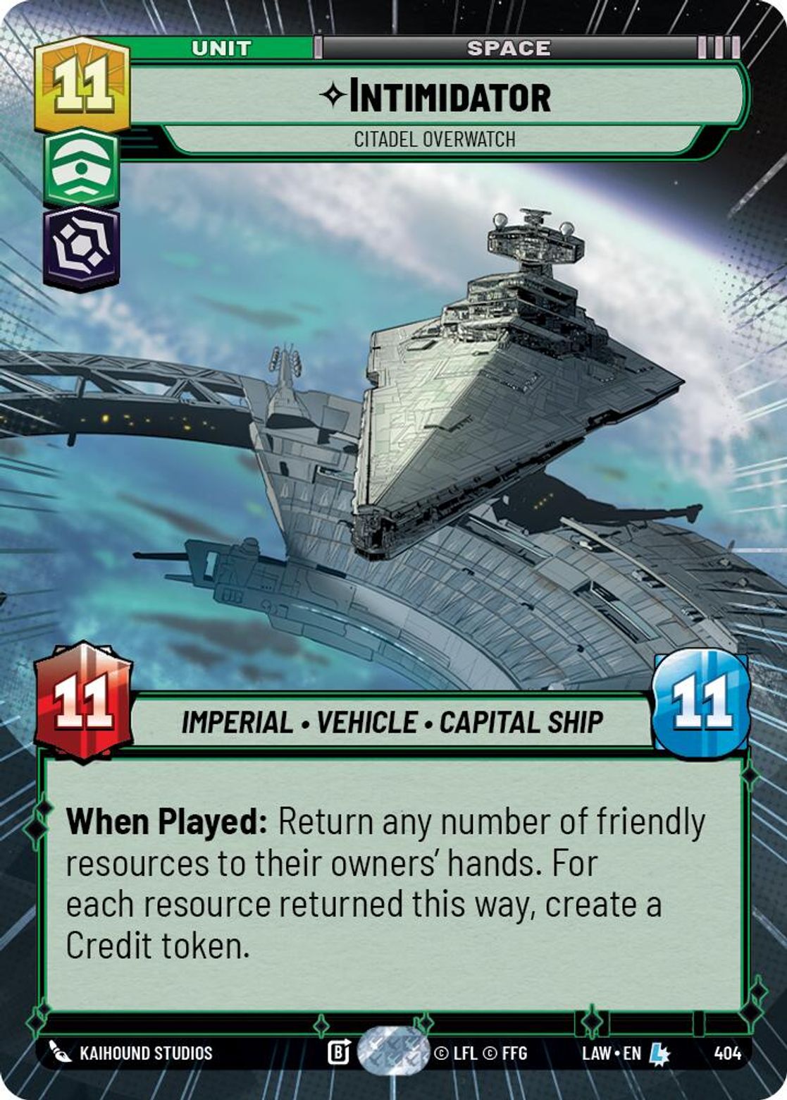 Intimidator — Citadel Overwatch #404/264 from A Lawless Time