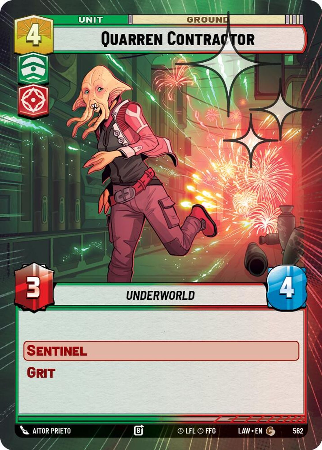 Quarren Contractor #562/264 from A Lawless Time