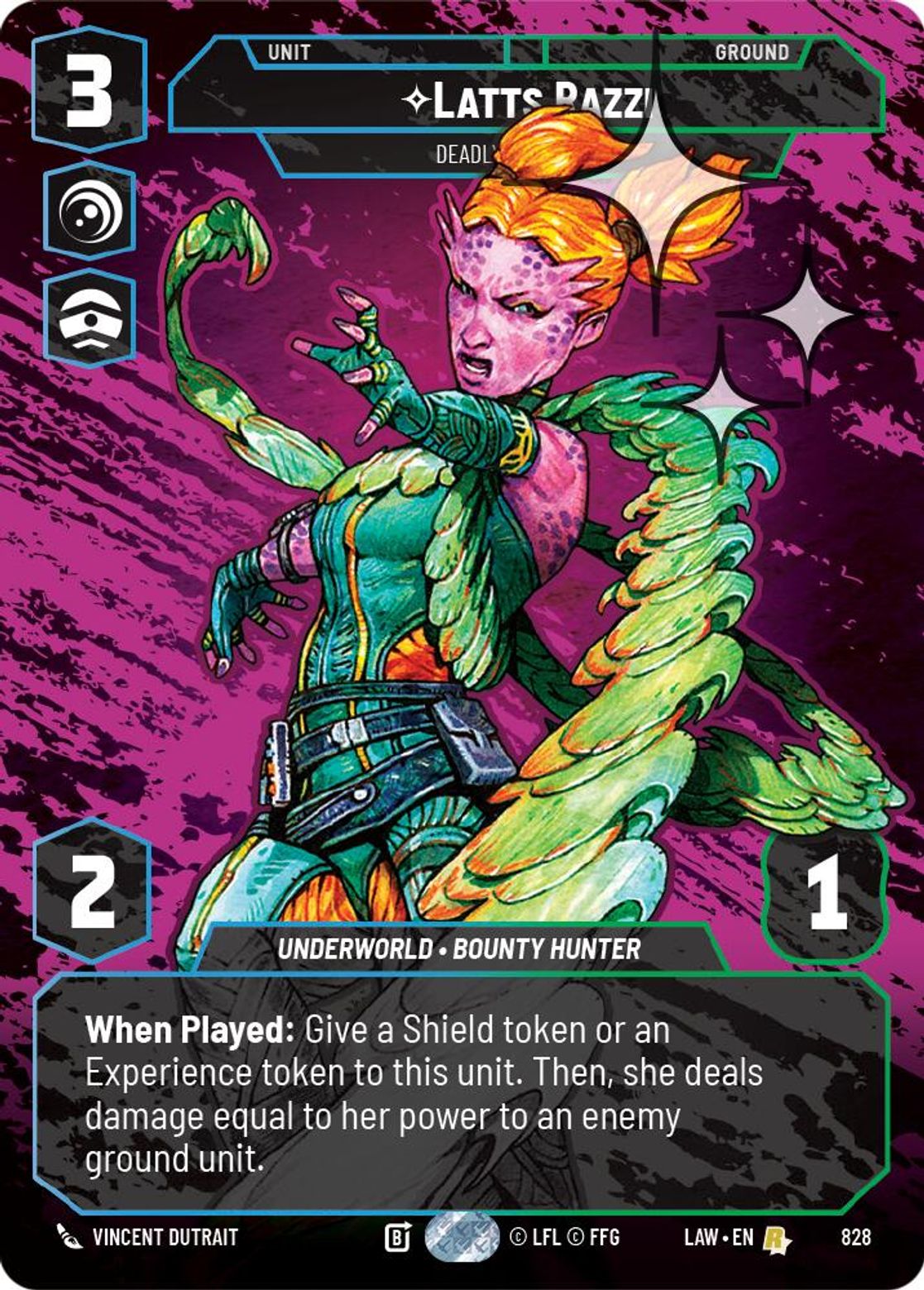 Latts Razzi — Deadly Whipmaster #828/264 from A Lawless Time
