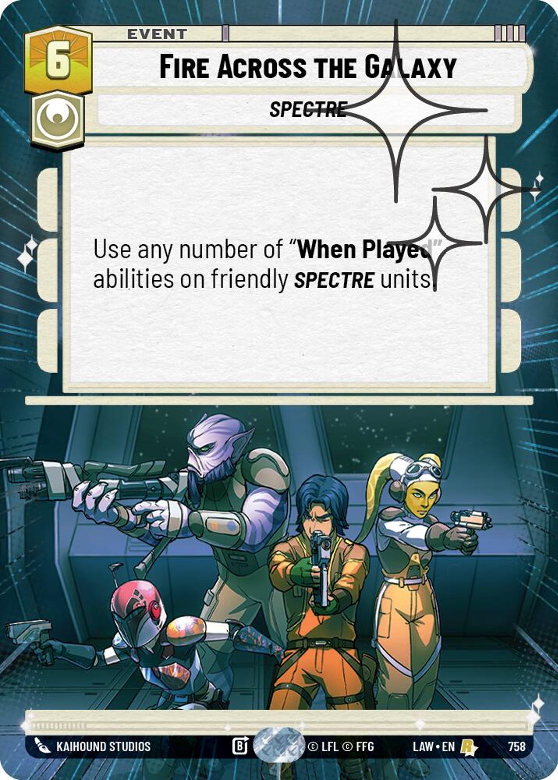 Fire Across the Galaxy #758/264 from A Lawless Time