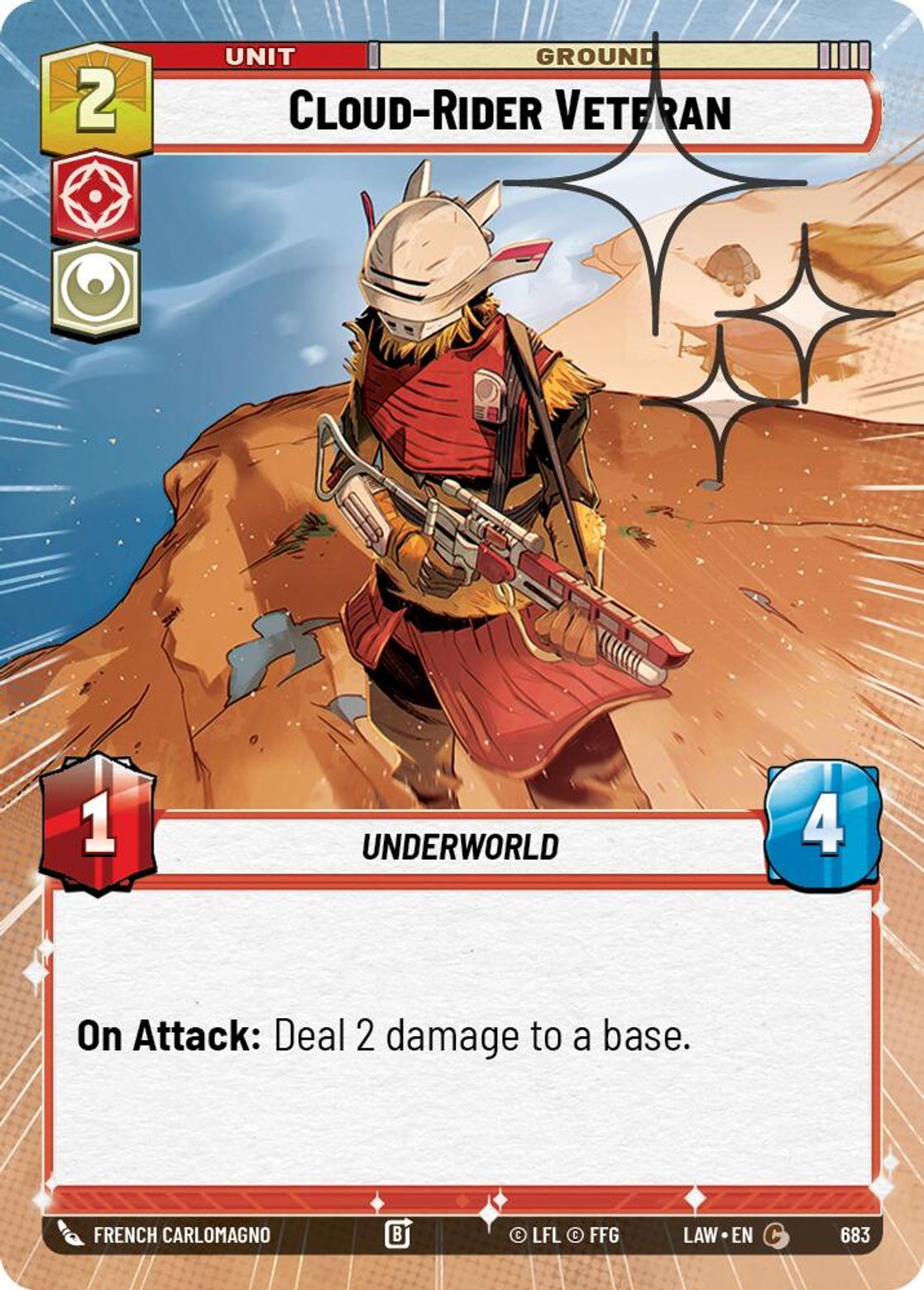 Cloud-Rider Veteran #683/264 from A Lawless Time