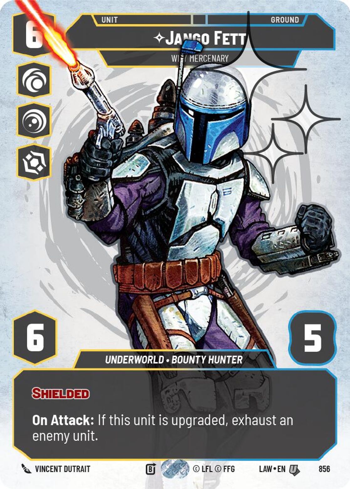 Jango Fett — Wily Mercenary #856/264 from A Lawless Time