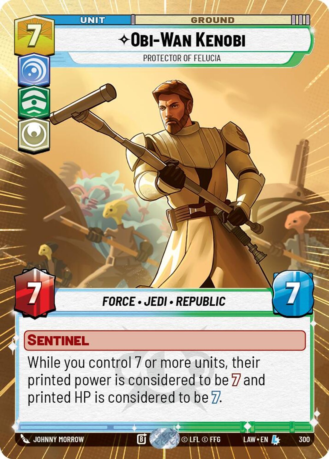 Obi-Wan Kenobi — Protector of Felucia #300/264 from A Lawless Time