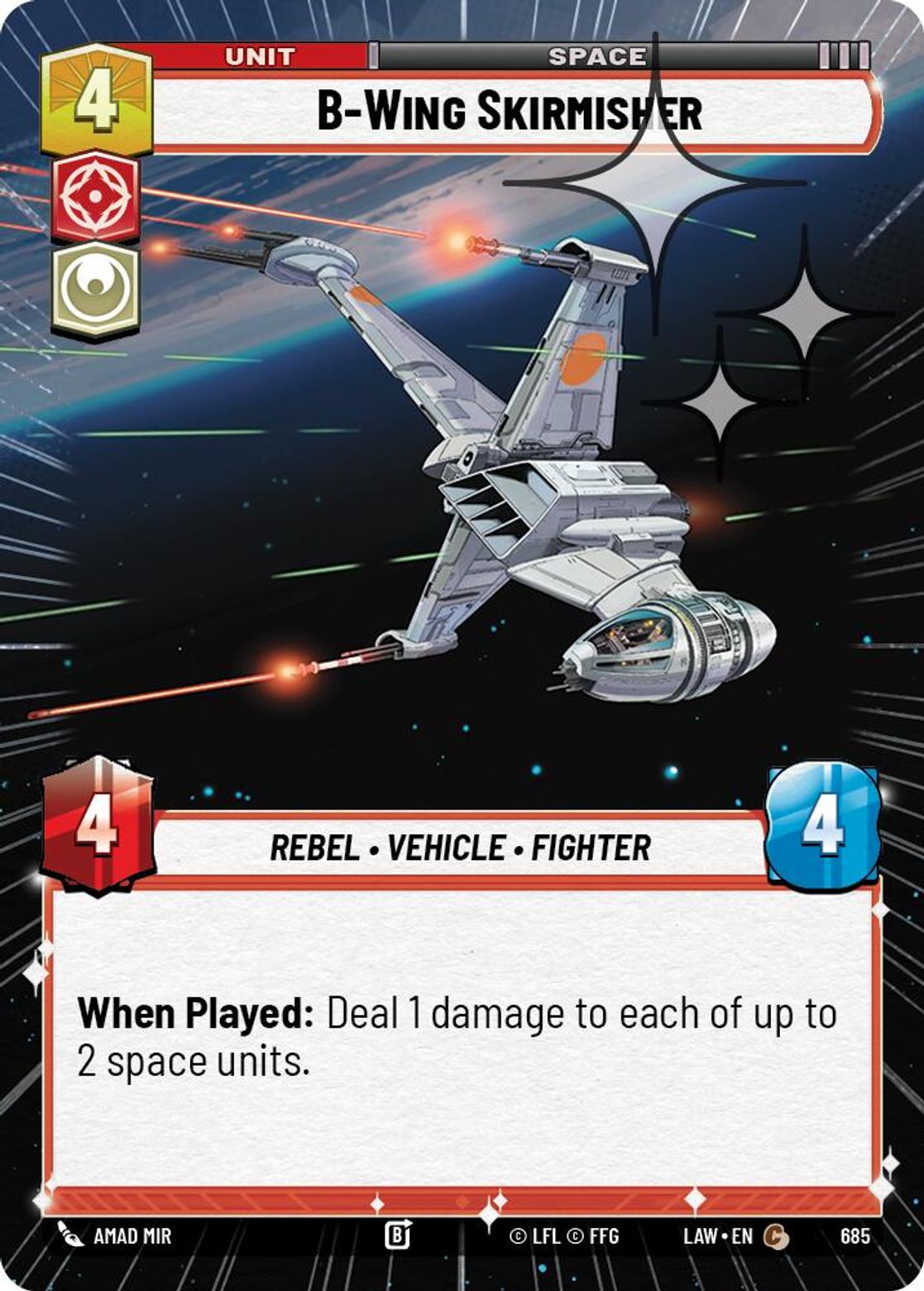 B-Wing Skirmisher #685/264 from A Lawless Time