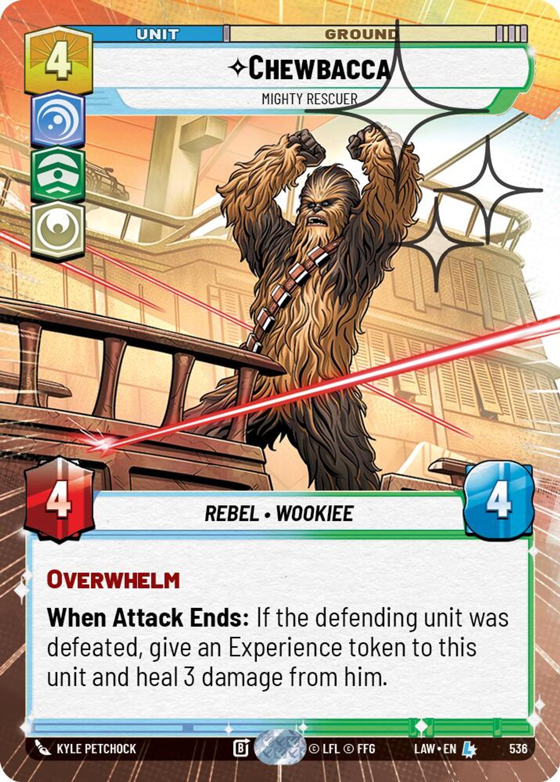 Chewbacca — Mighty Rescuer #536/264 from A Lawless Time