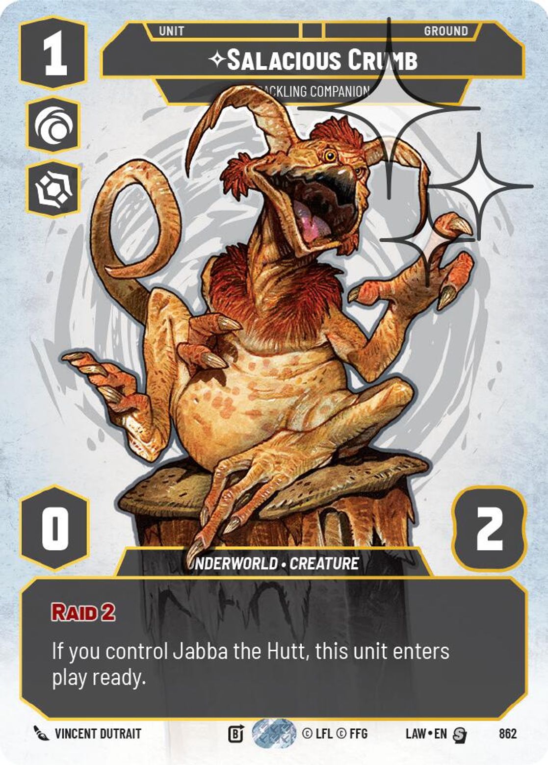 Salacious Crumb — Cackling Companion #862/264 from A Lawless Time