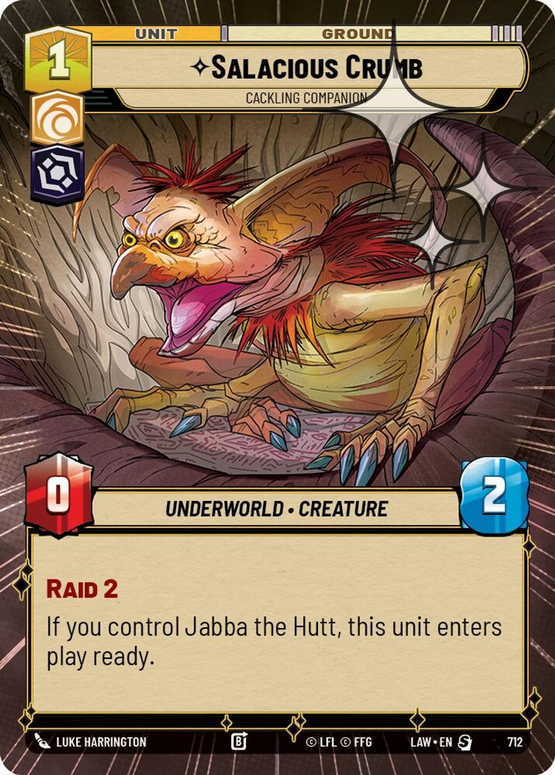 Salacious Crumb — Cackling Companion #712/264 from A Lawless Time