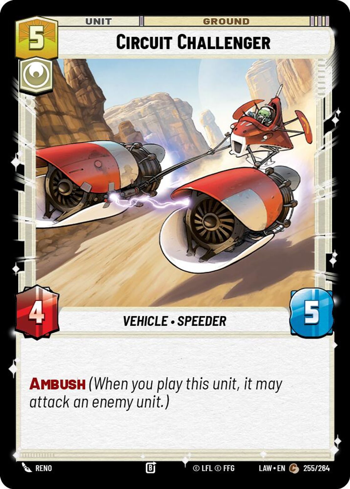 Circuit Challenger #255/264 from A Lawless Time