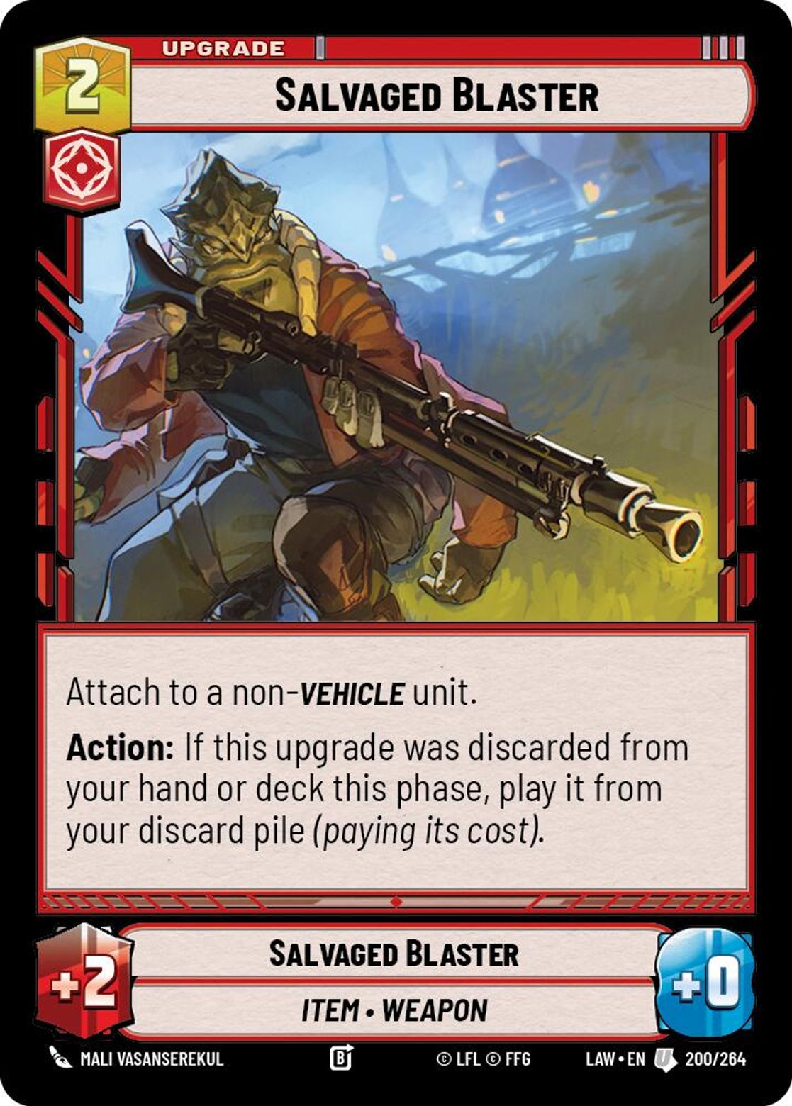 Salvaged Blaster #200/264 from A Lawless Time