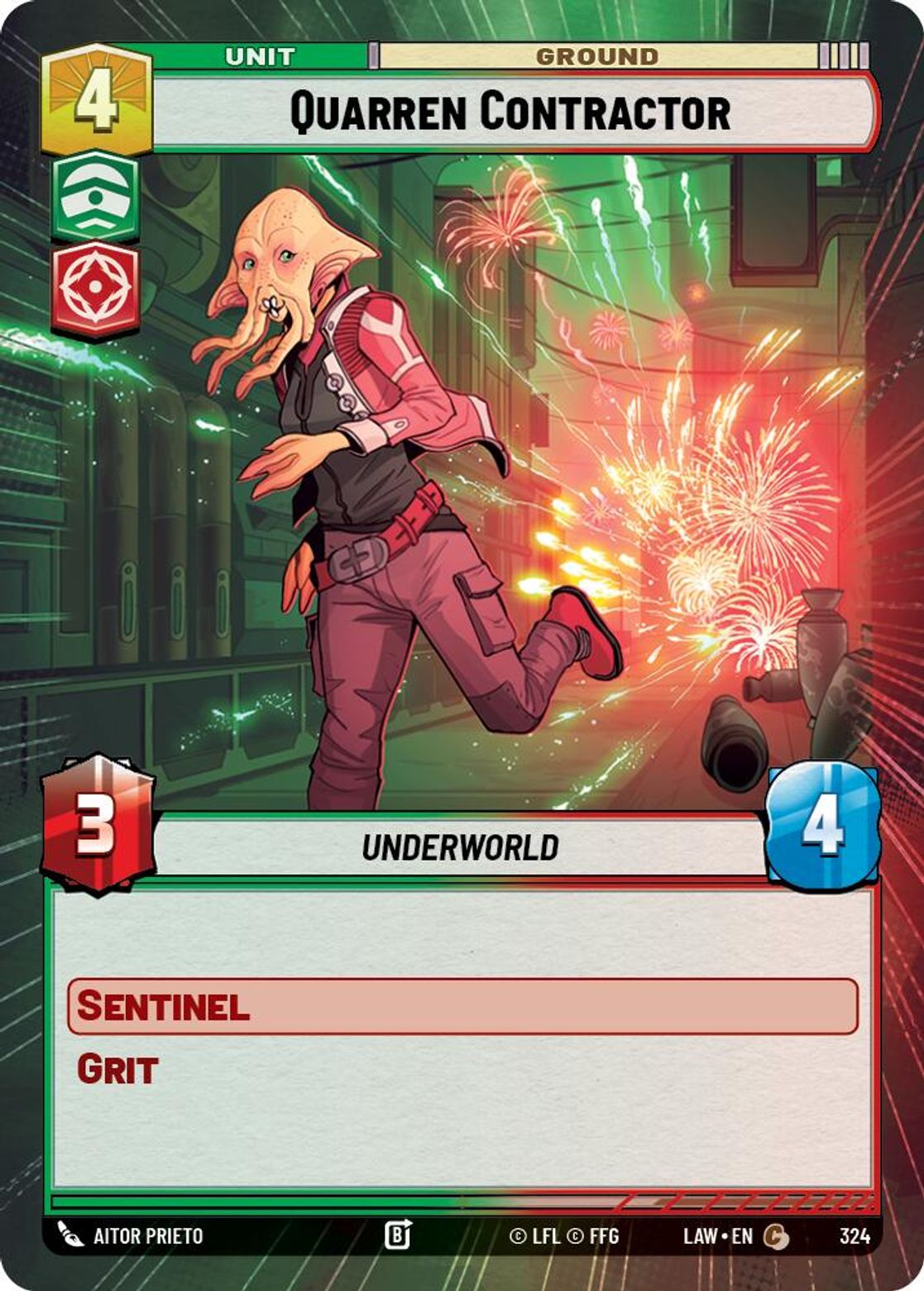 Quarren Contractor #324/264 from A Lawless Time