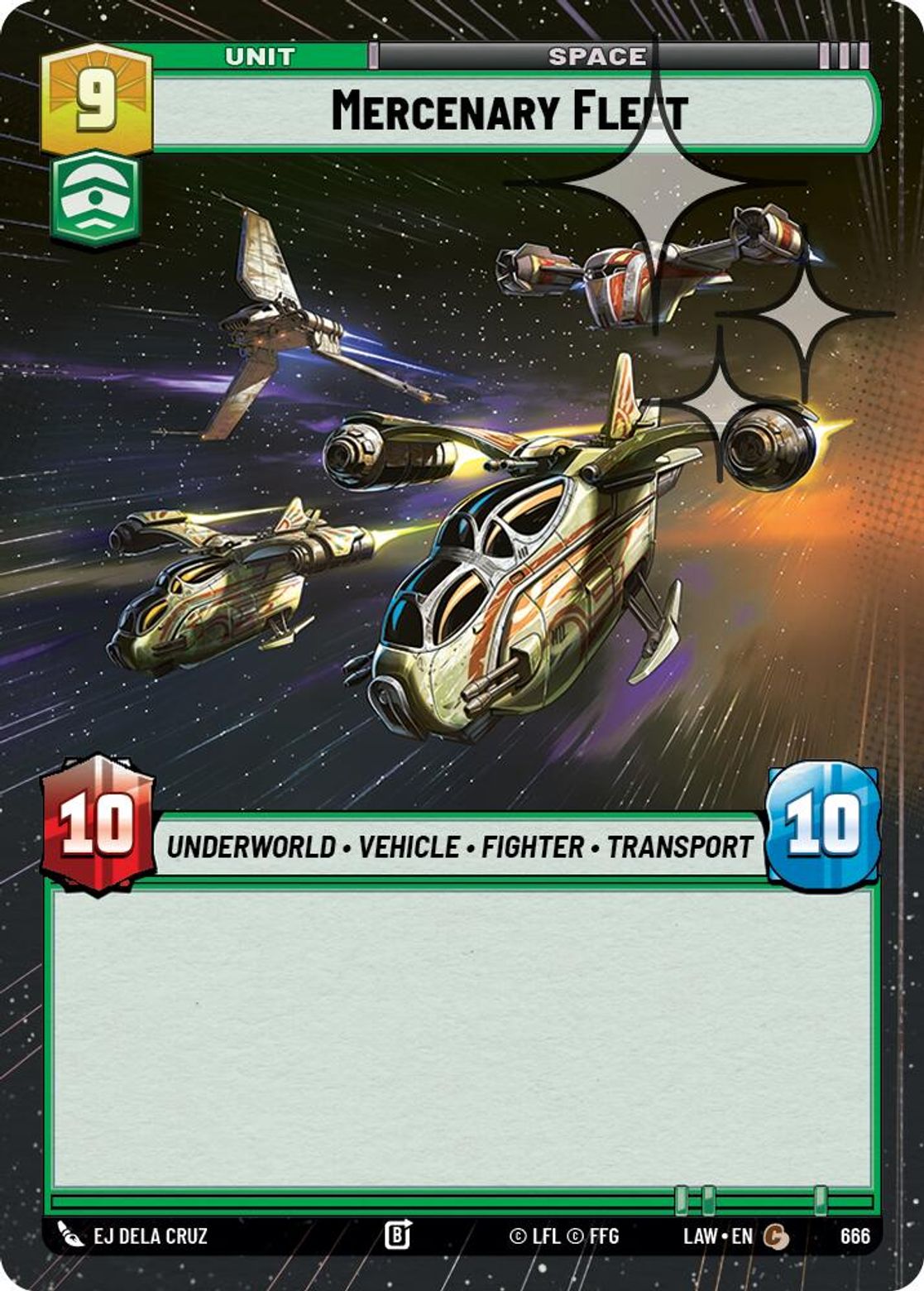 Mercenary Fleet #666/264 from A Lawless Time