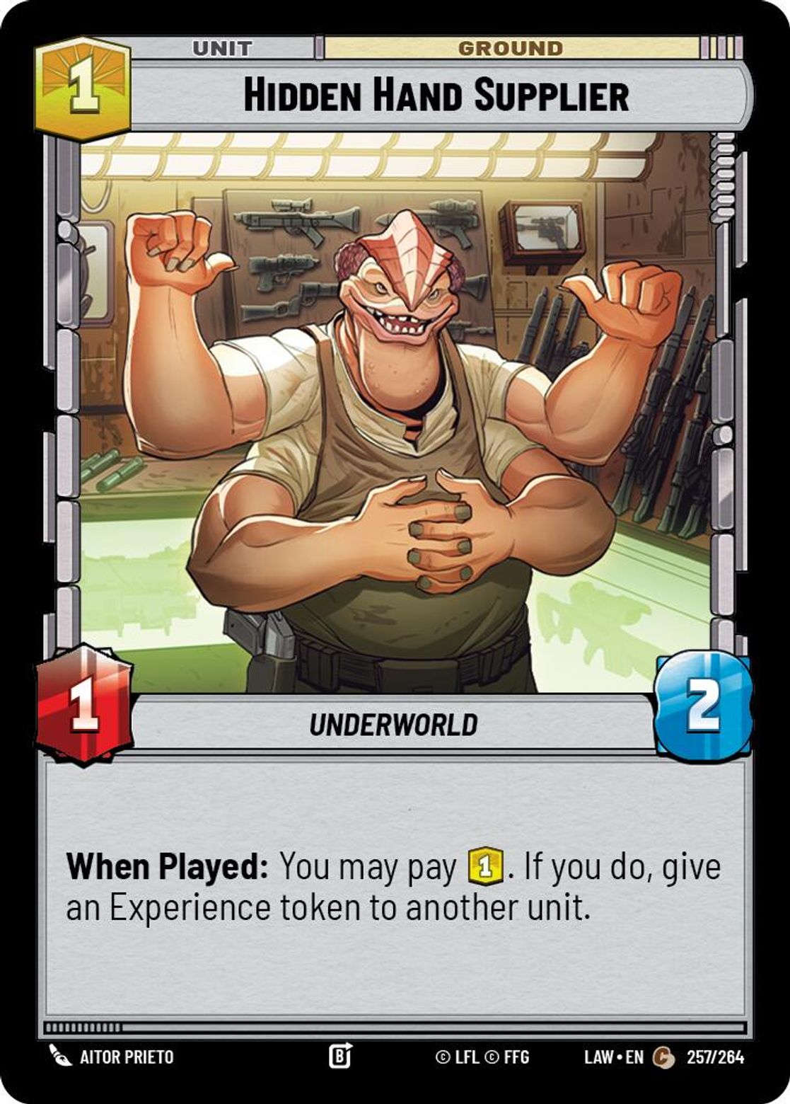 Hidden Hand Supplier #257/264 from A Lawless Time