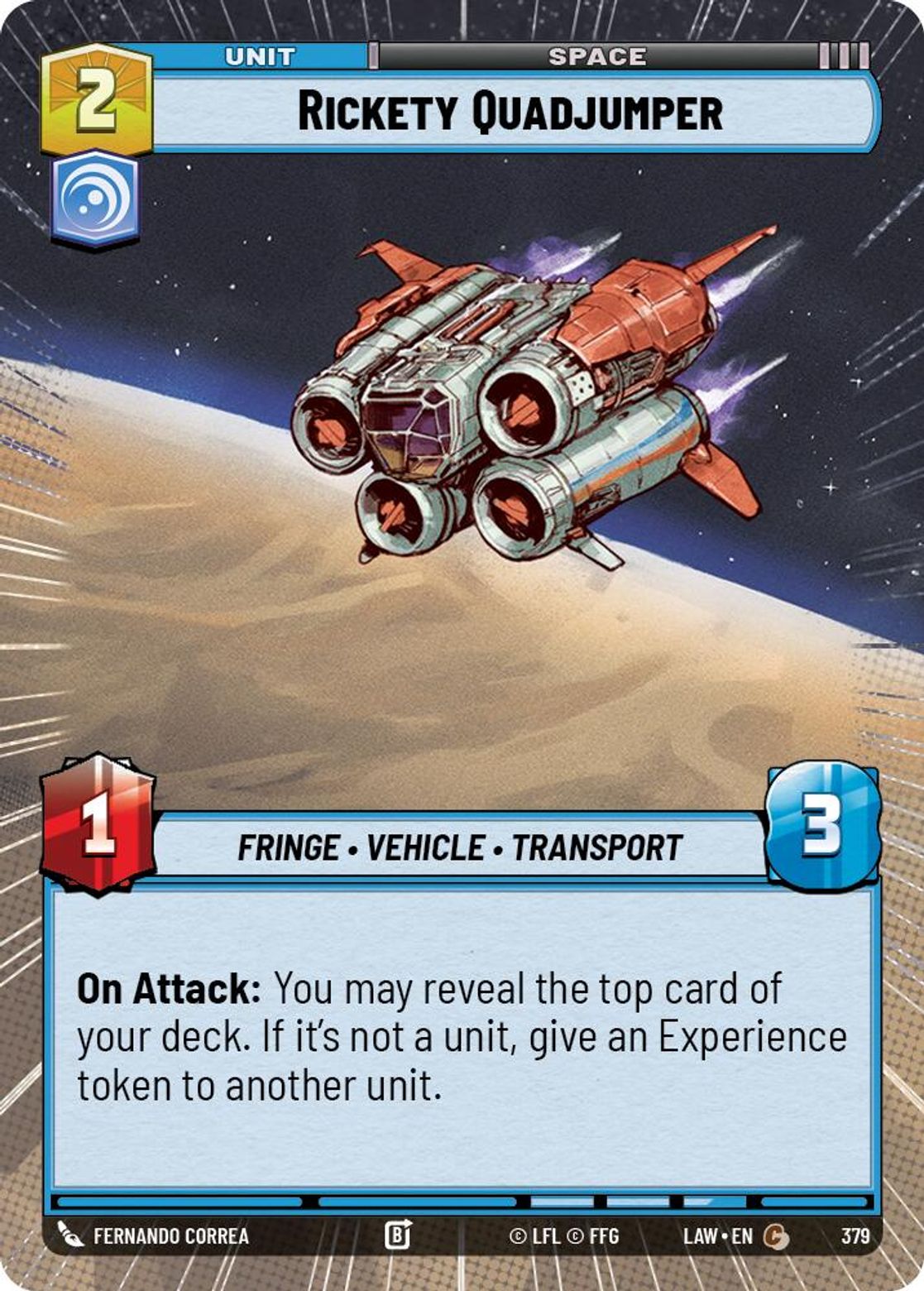 Rickety Quadjumper #379/264 from A Lawless Time