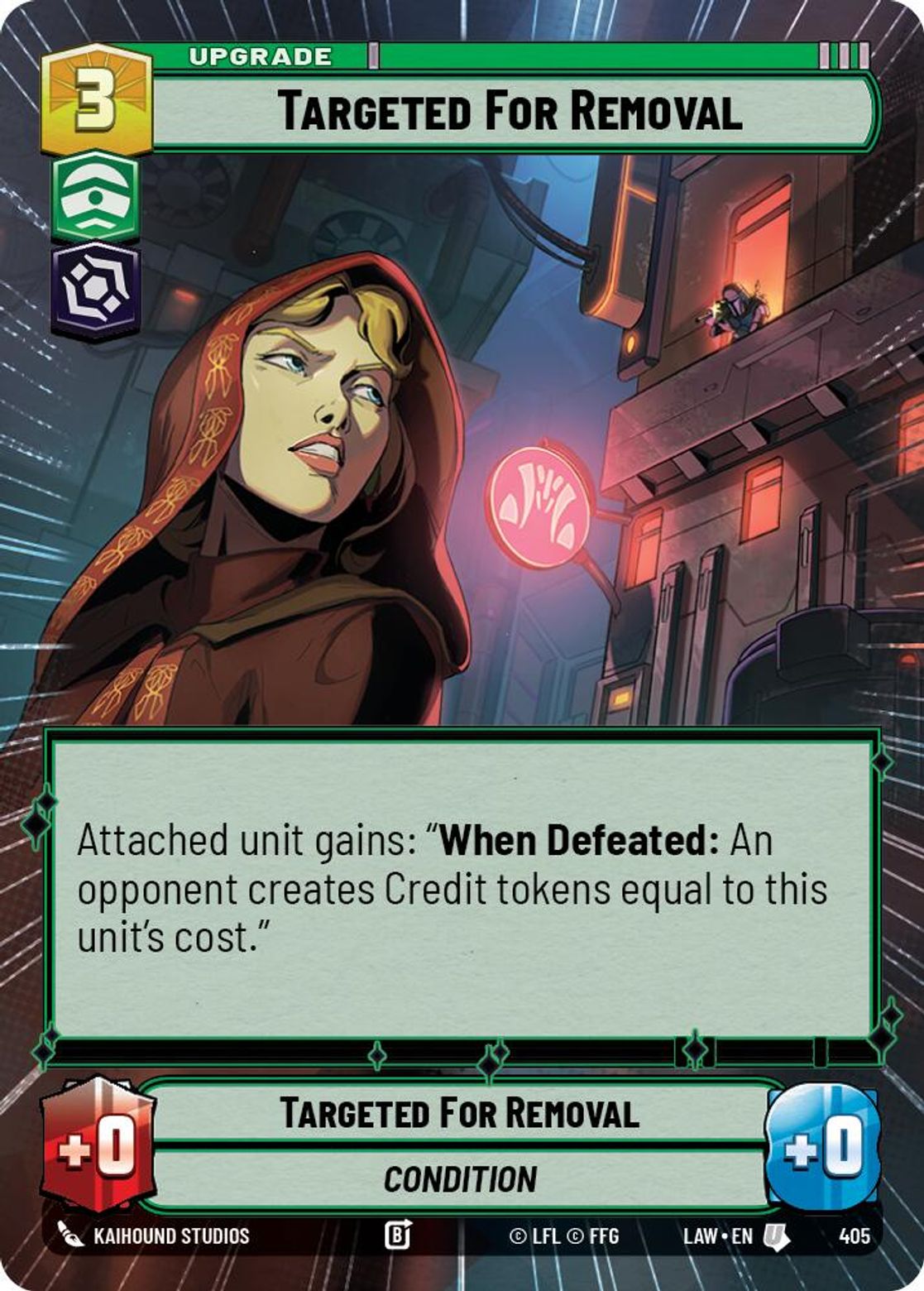 Targeted For Removal #405/264 from A Lawless Time