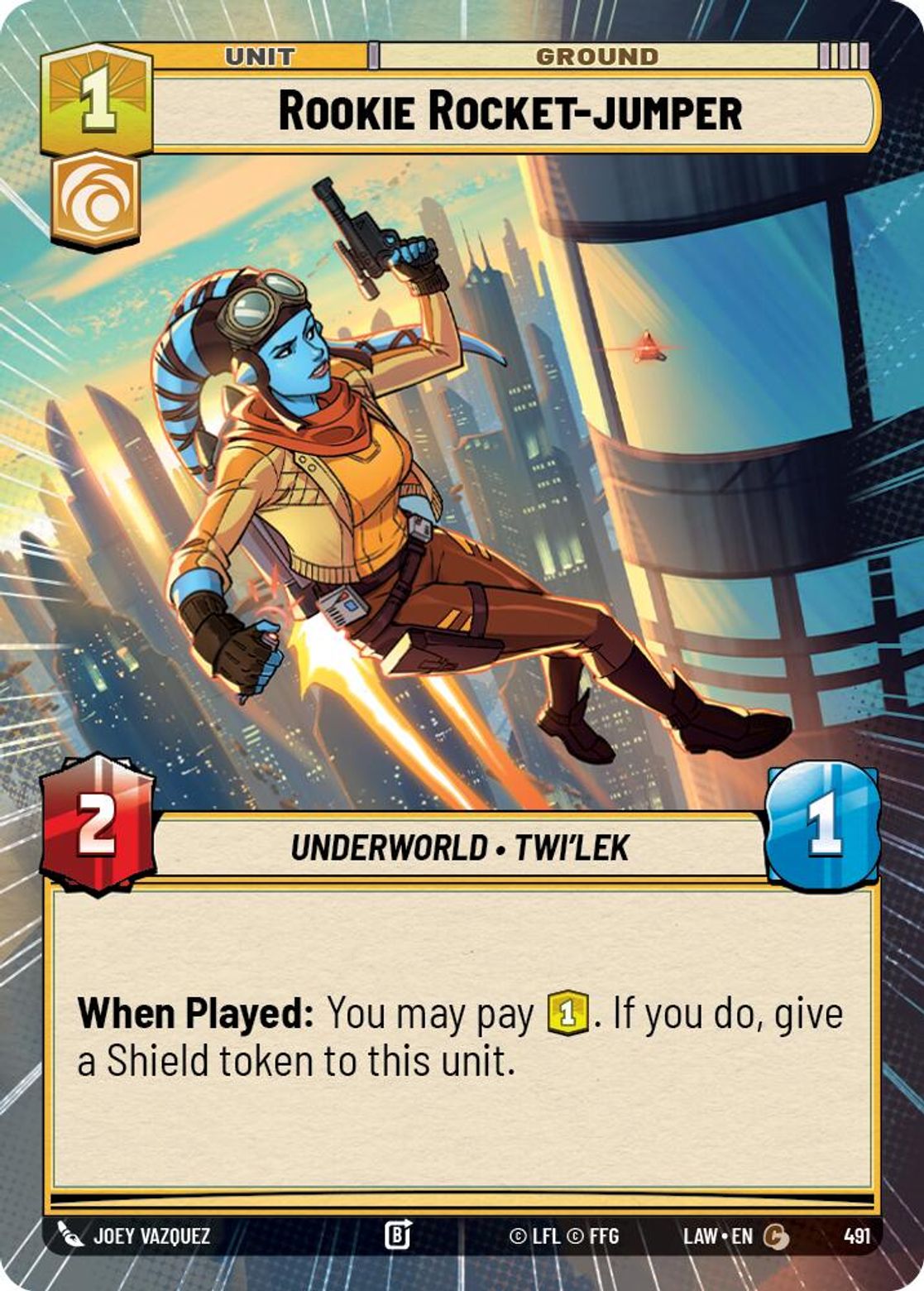 Rookie Rocket-jumper #491/264 from A Lawless Time
