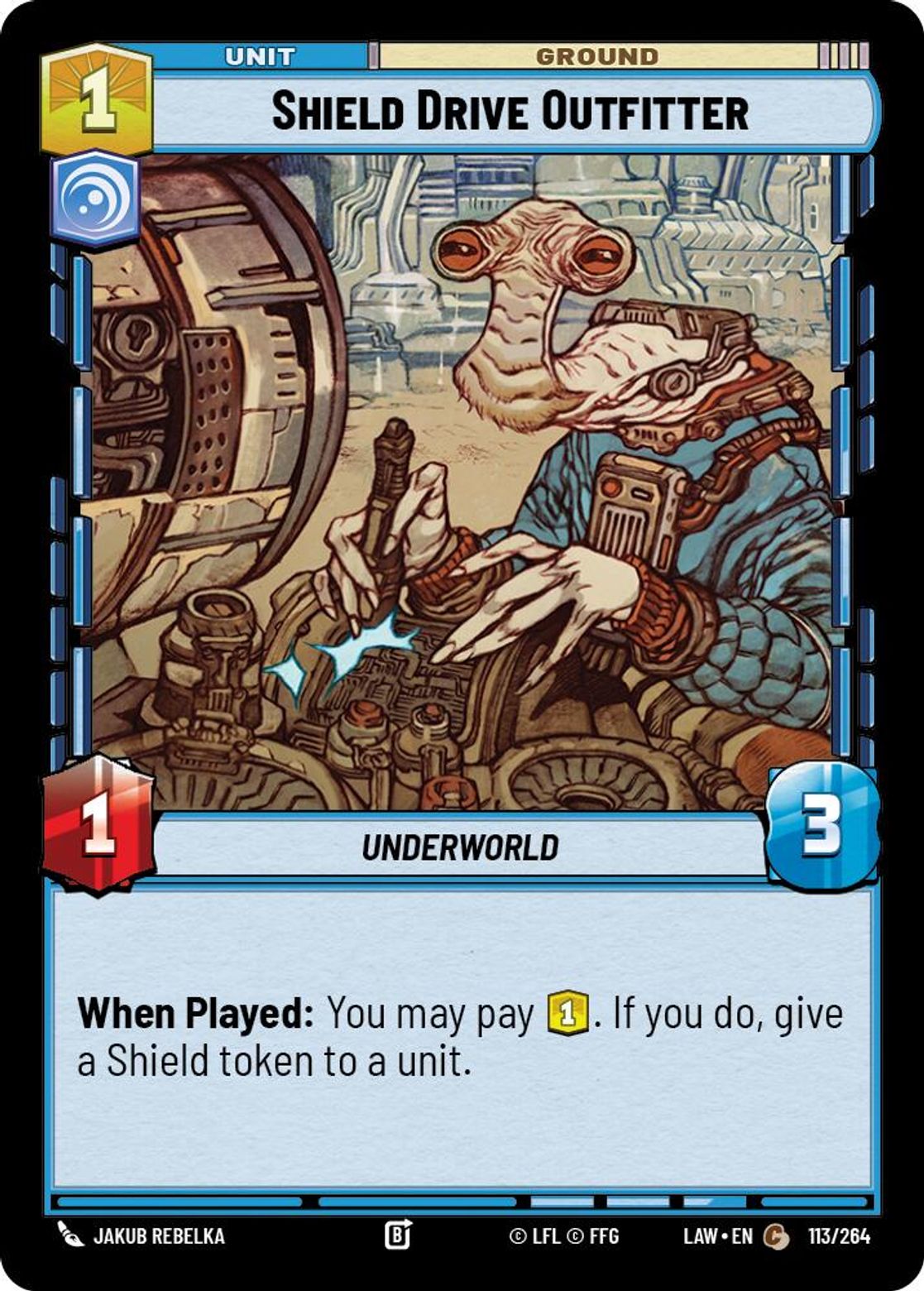 Shield Drive Outfitter #113/264 from A Lawless Time