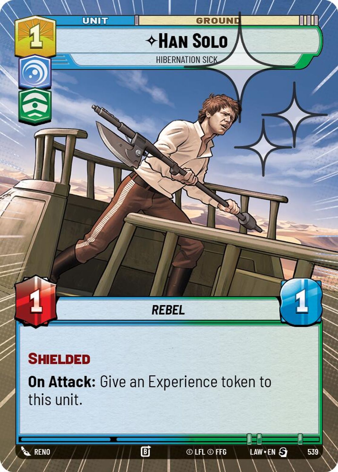 Han Solo — Hibernation Sick #539/264 from A Lawless Time
