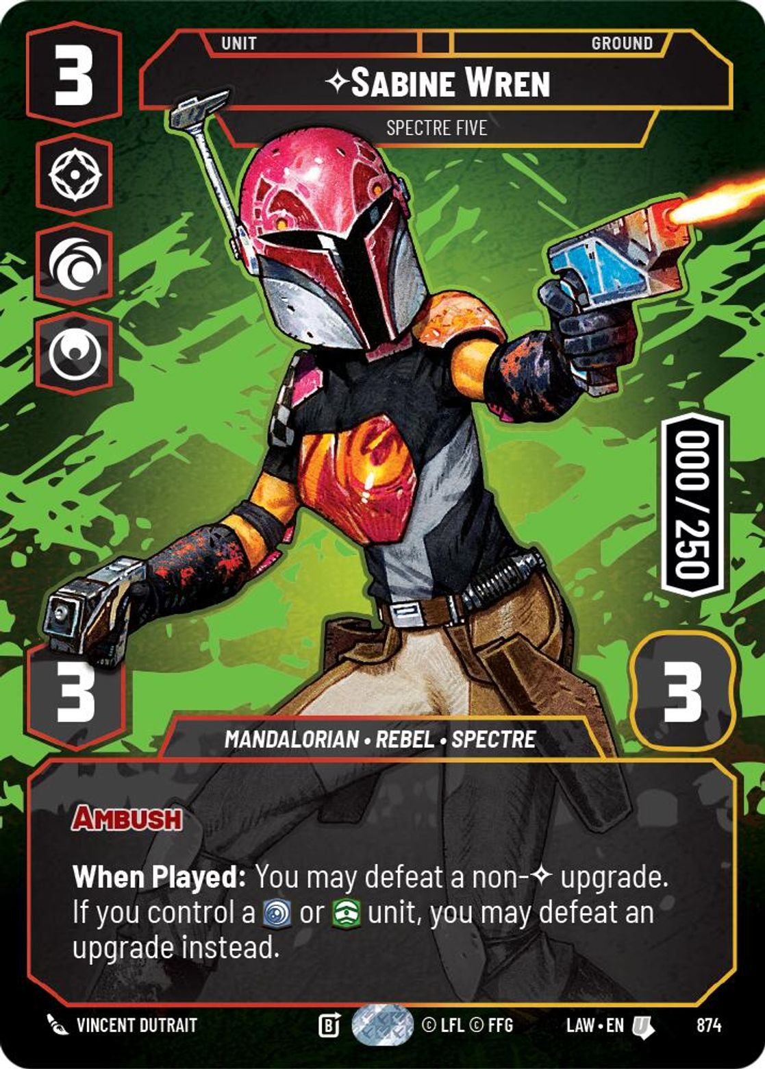 Sabine Wren — Spectre Five #874/264 from A Lawless Time