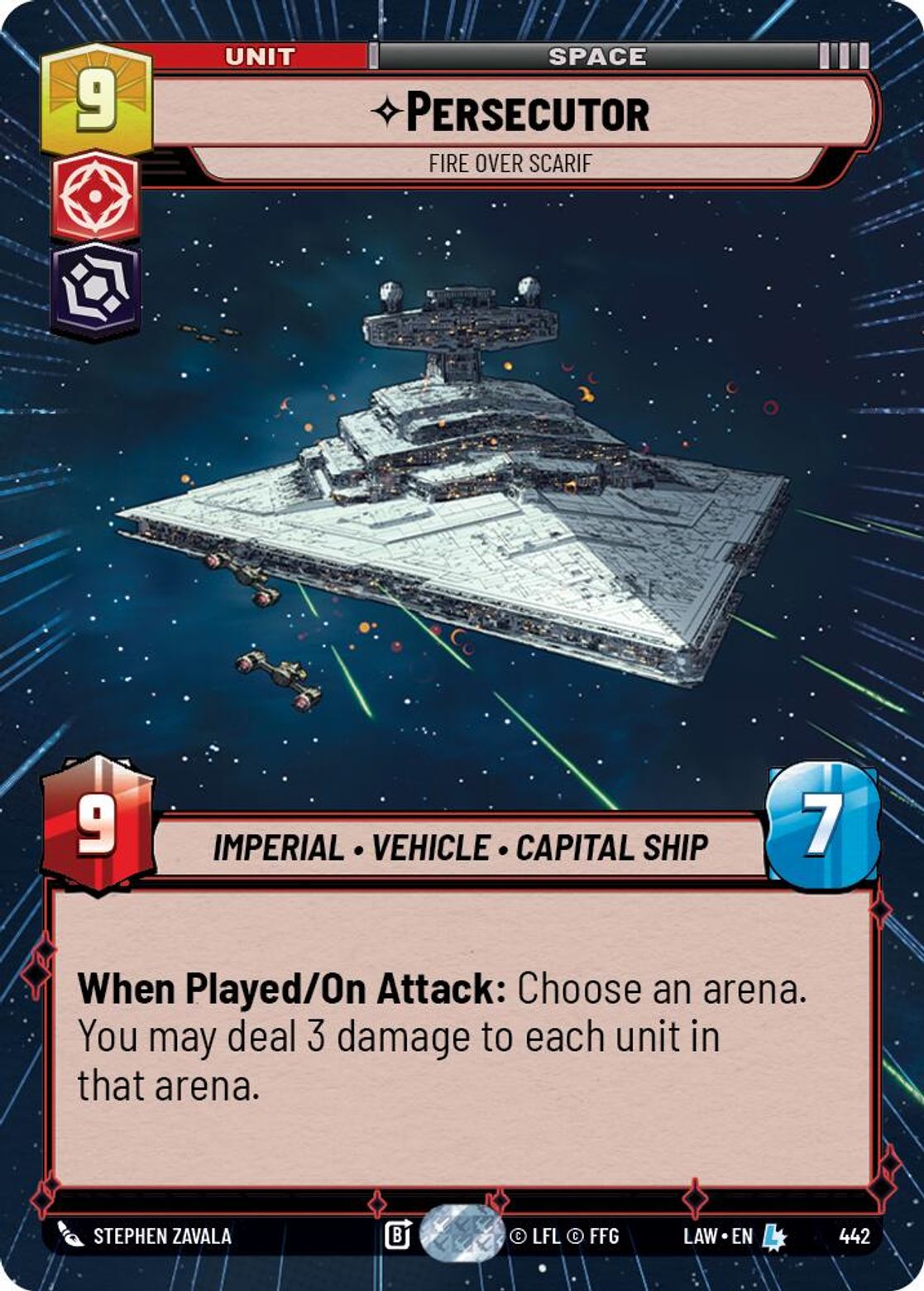 Persecutor — Fire Over Scarif #442/264 from A Lawless Time