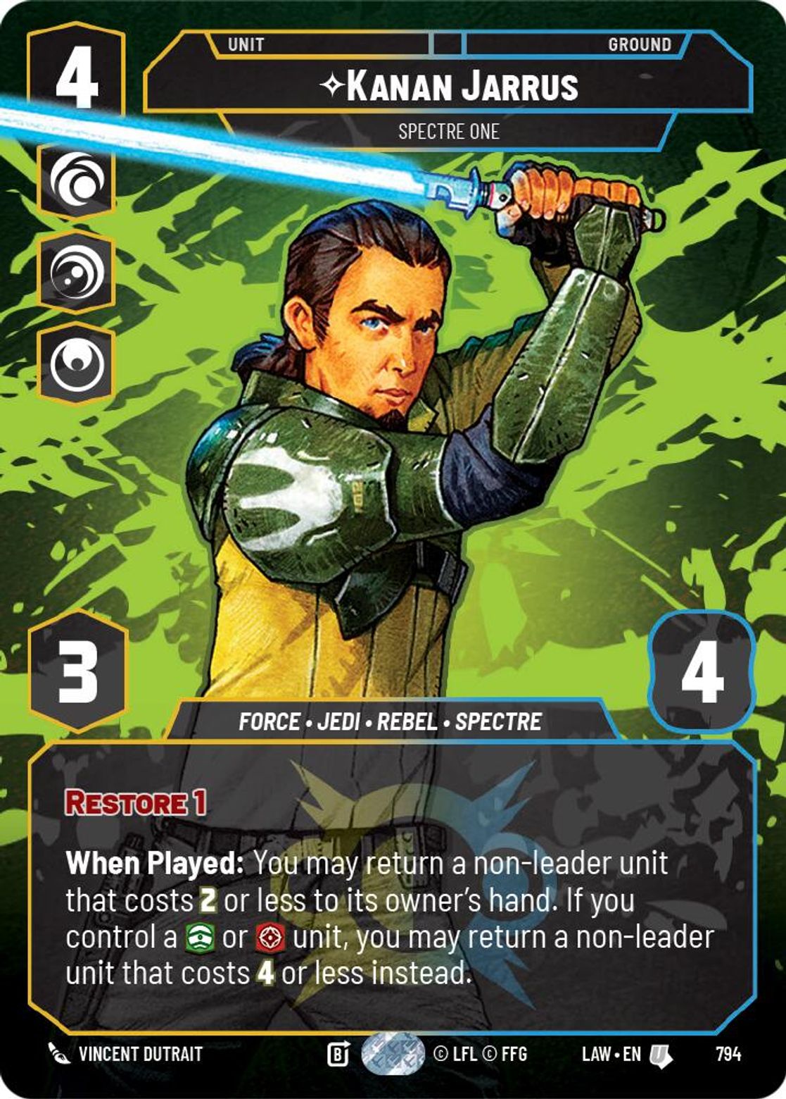 Kanan Jarrus — Spectre One #794/264 from A Lawless Time