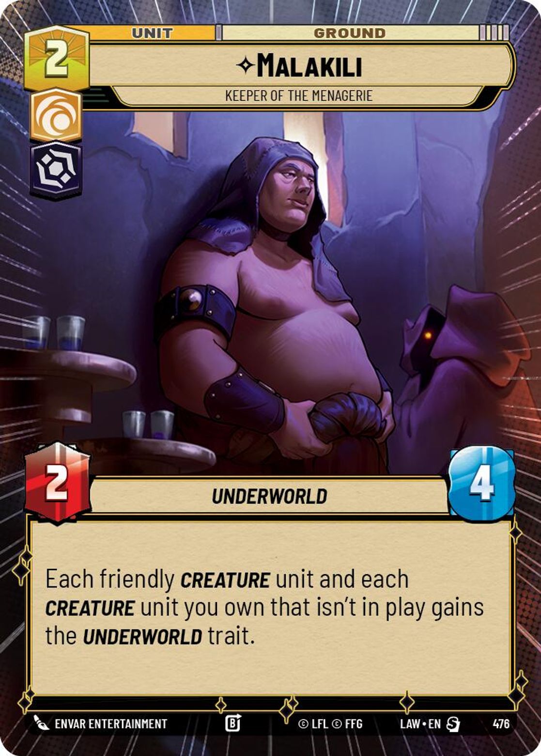 Malakili — Keeper of the Menagerie #476/264 from A Lawless Time