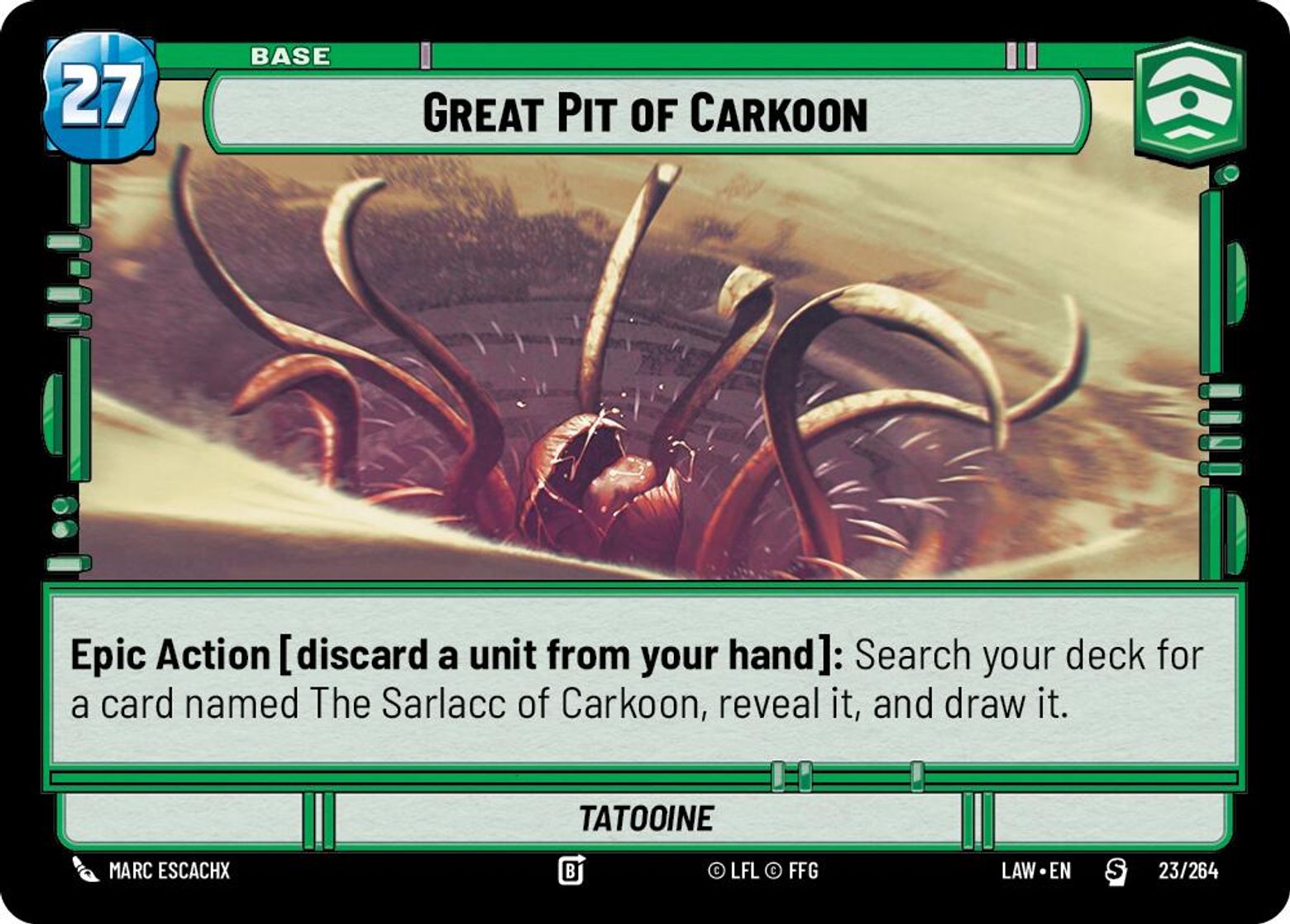 Great Pit of Carkoon — Tatooine #023/264 from A Lawless Time