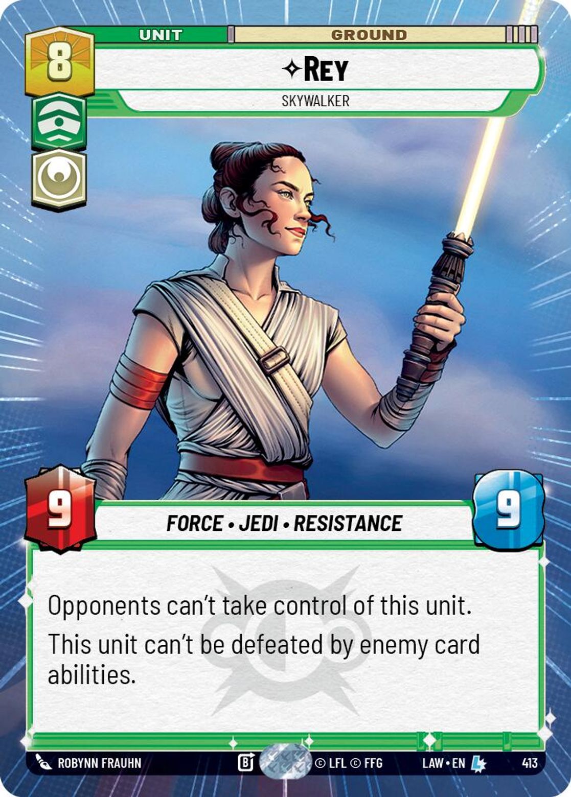 Rey — Skywalker #413/264 from A Lawless Time