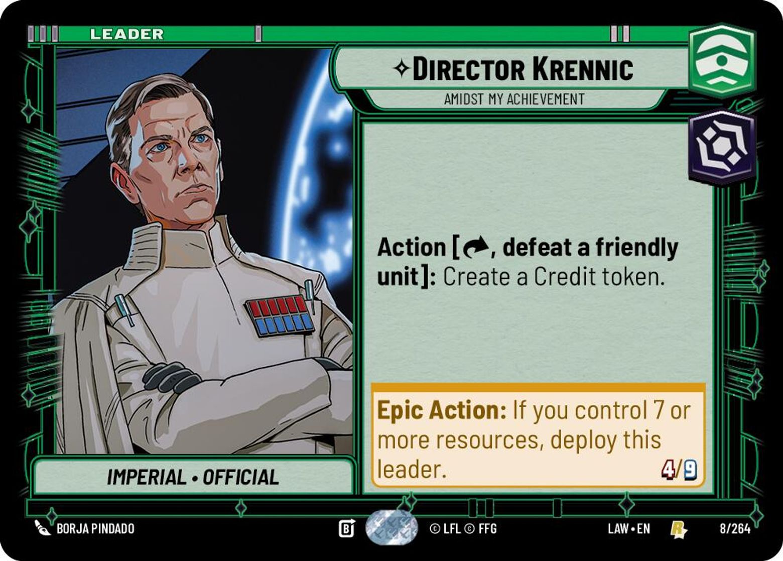 Director Krennic — Amidst My Achievement #008/264 from A Lawless Time