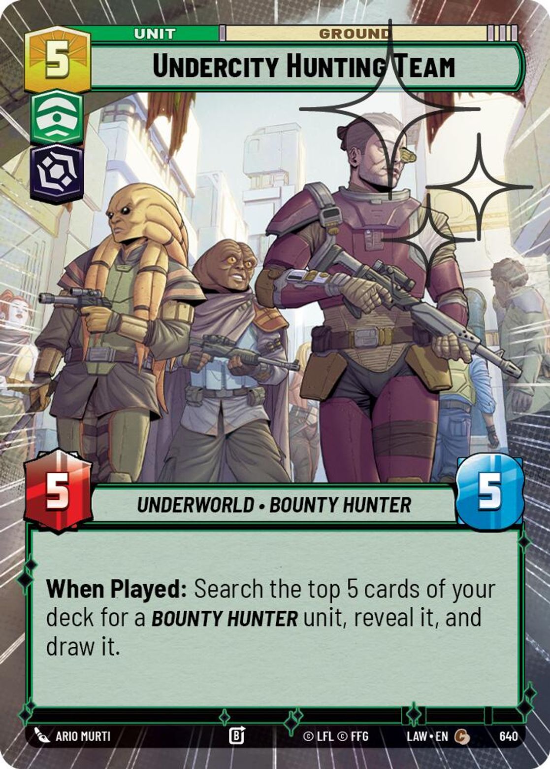 Undercity Hunting Team #640/264 from A Lawless Time