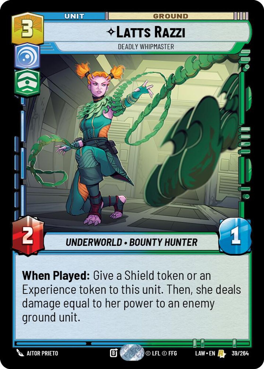 Latts Razzi — Deadly Whipmaster #039/264 from A Lawless Time
