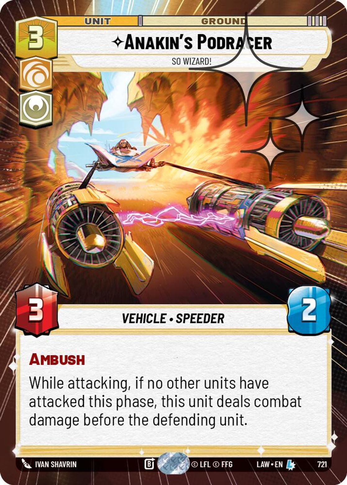 Anakin's Podracer — So Wizard! #721/264 from A Lawless Time