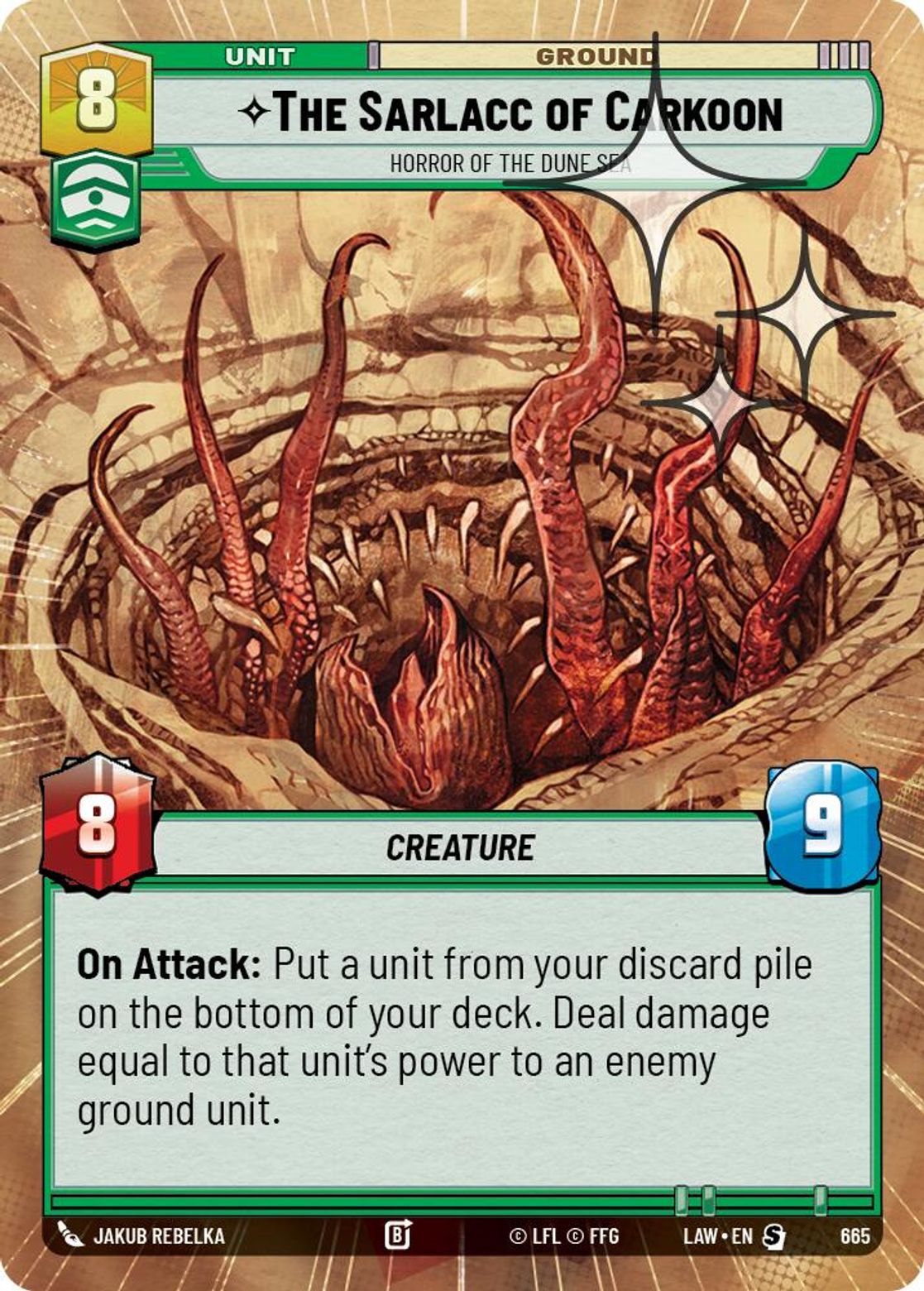The Sarlacc of Carkoon — Horror of the Dune Sea #665/264 from A Lawless Time