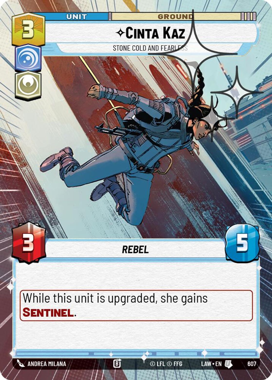 Cinta Kaz — Stone Cold and Fearless #607/264 from A Lawless Time