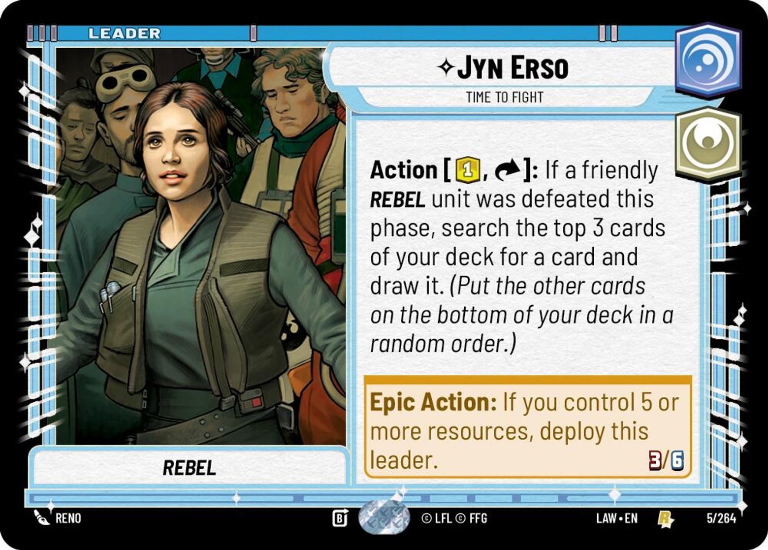 Jyn Erso — Time to Fight #005/264 from A Lawless Time