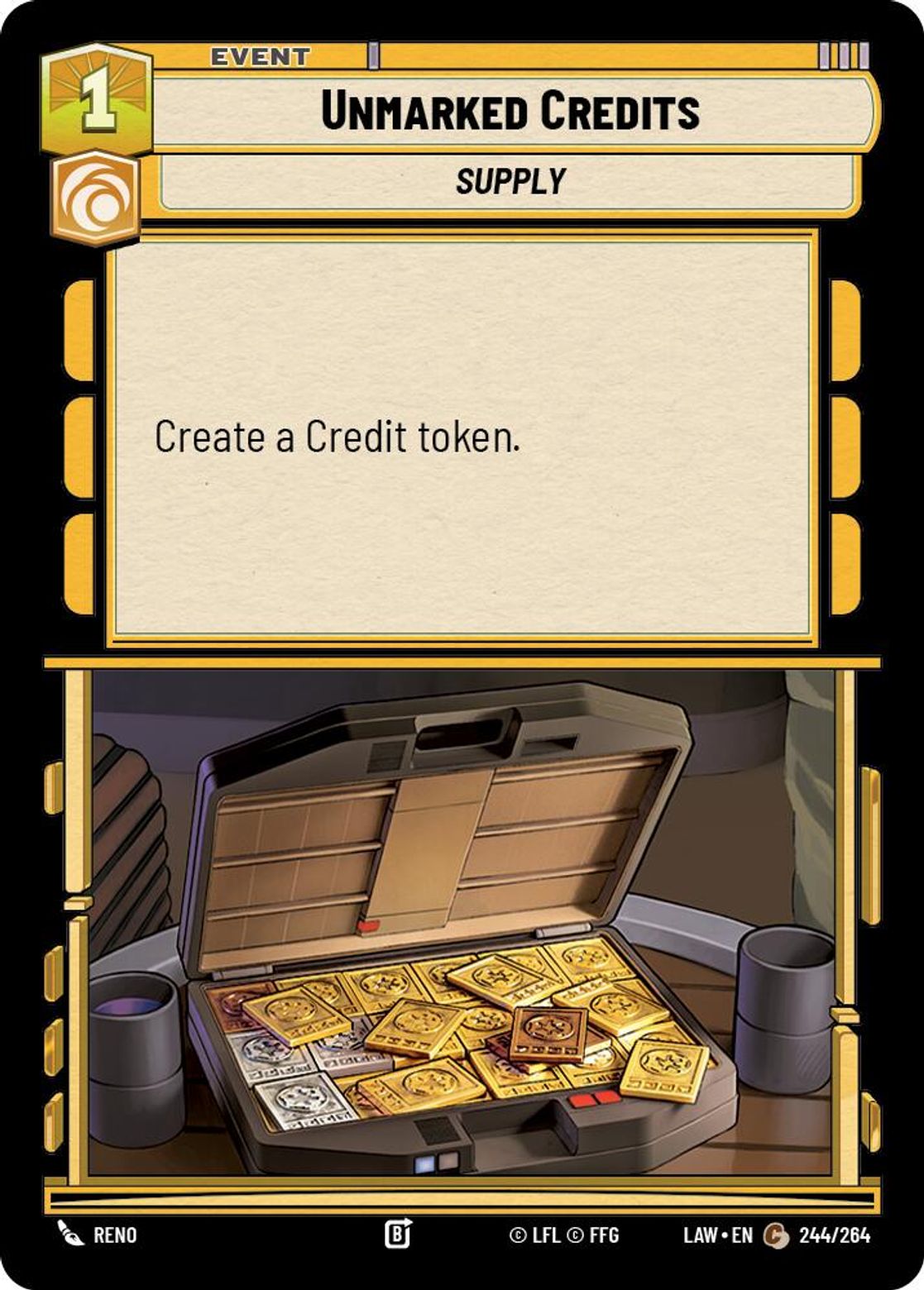 Unmarked Credits #244/264 from A Lawless Time